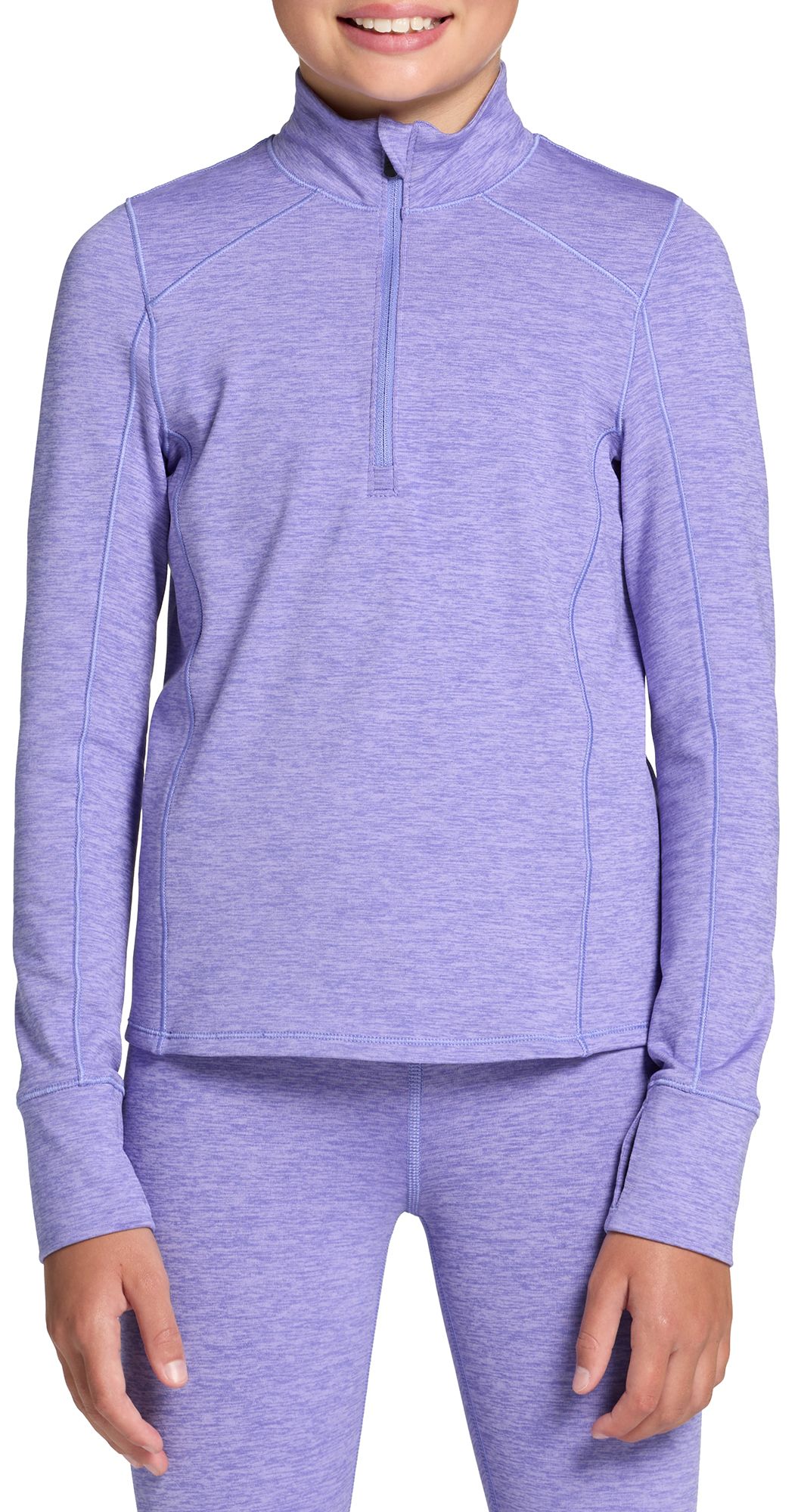 DSG Girls' Cold Weather Compression 1/4 Zip Jacket