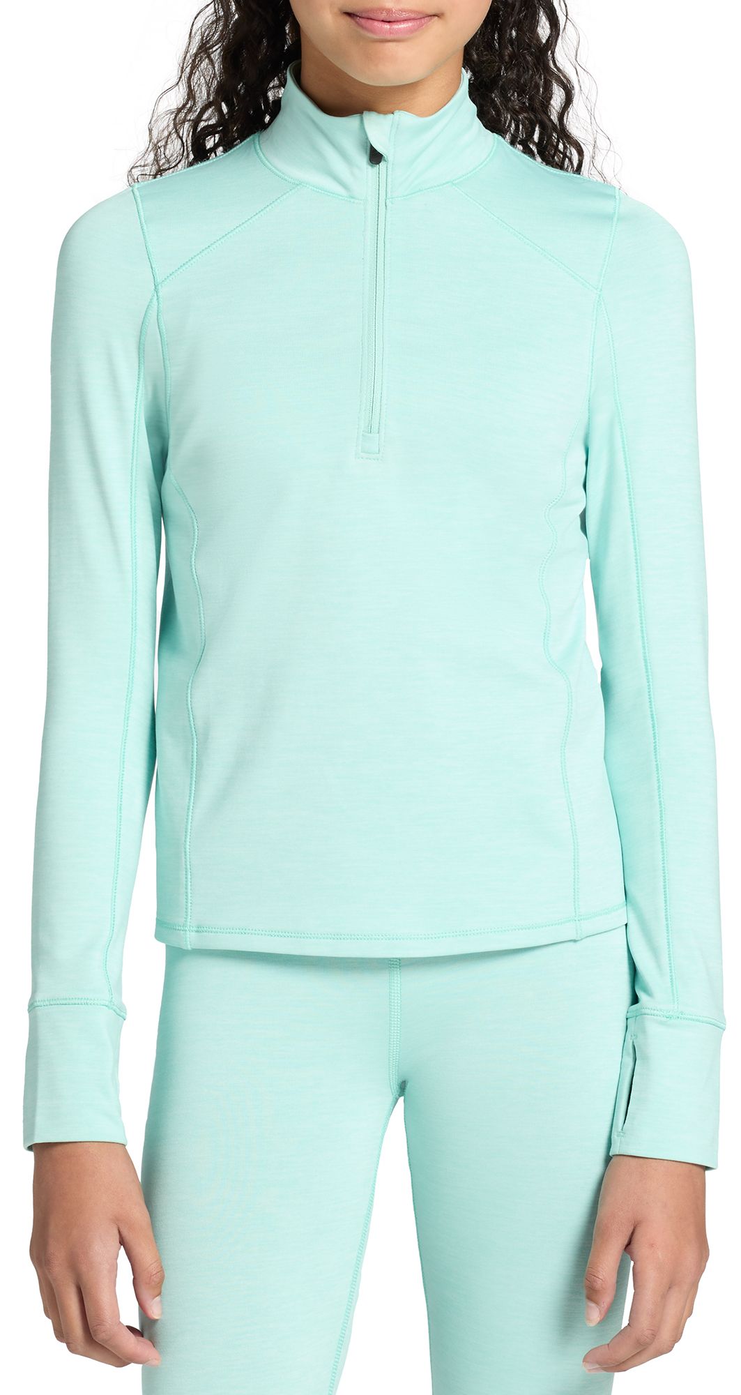 DSG Girls' Cold Weather Compression 1/4 Zip Jacket
