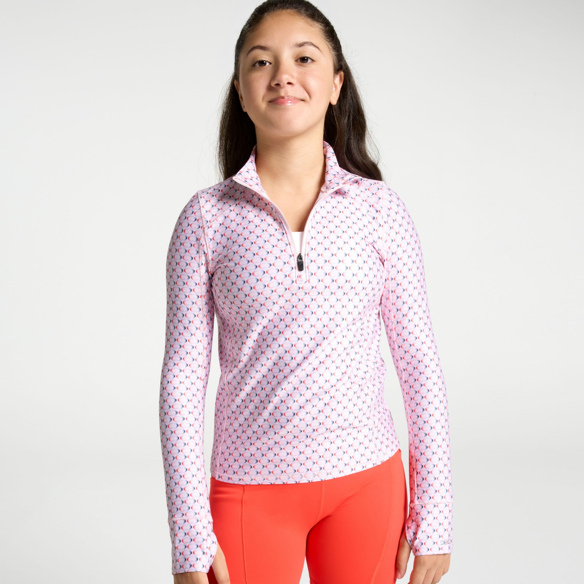 DSG Girls' Cold Weather Compression 1/4 Zip Jacket