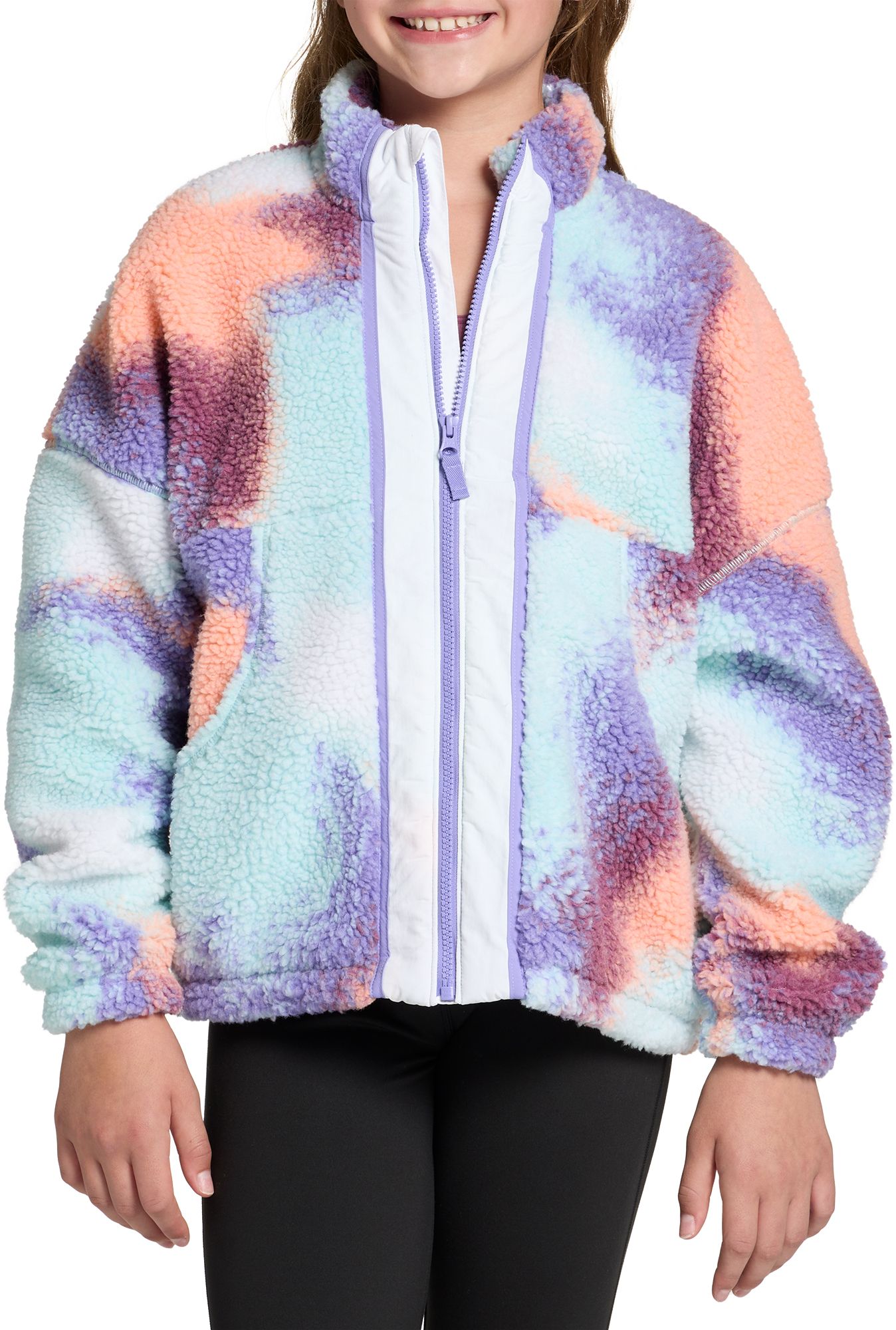 DSG Girls' Cozy Fleece Full Zip