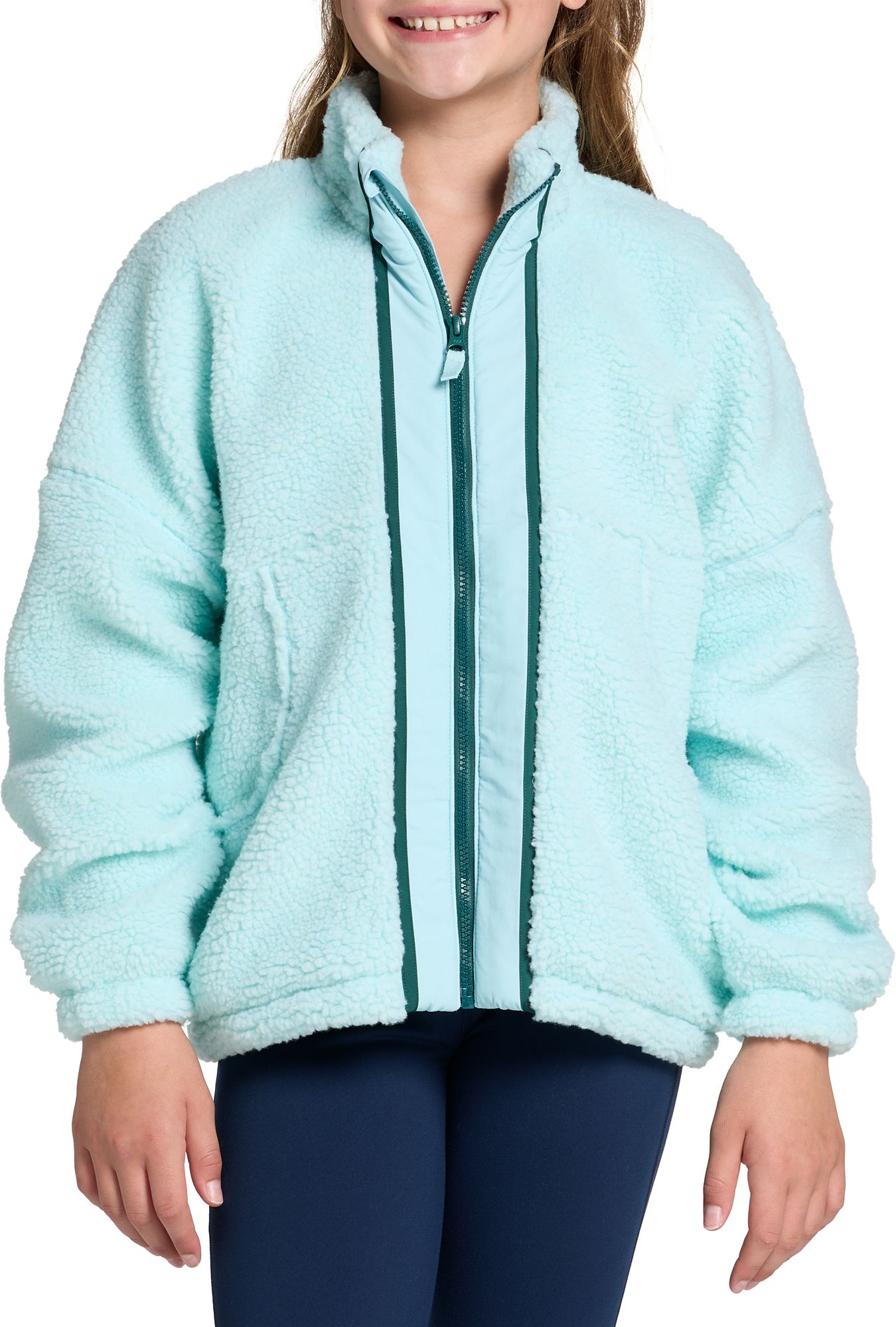 DSG Girls' Cozy Fleece Full Zip