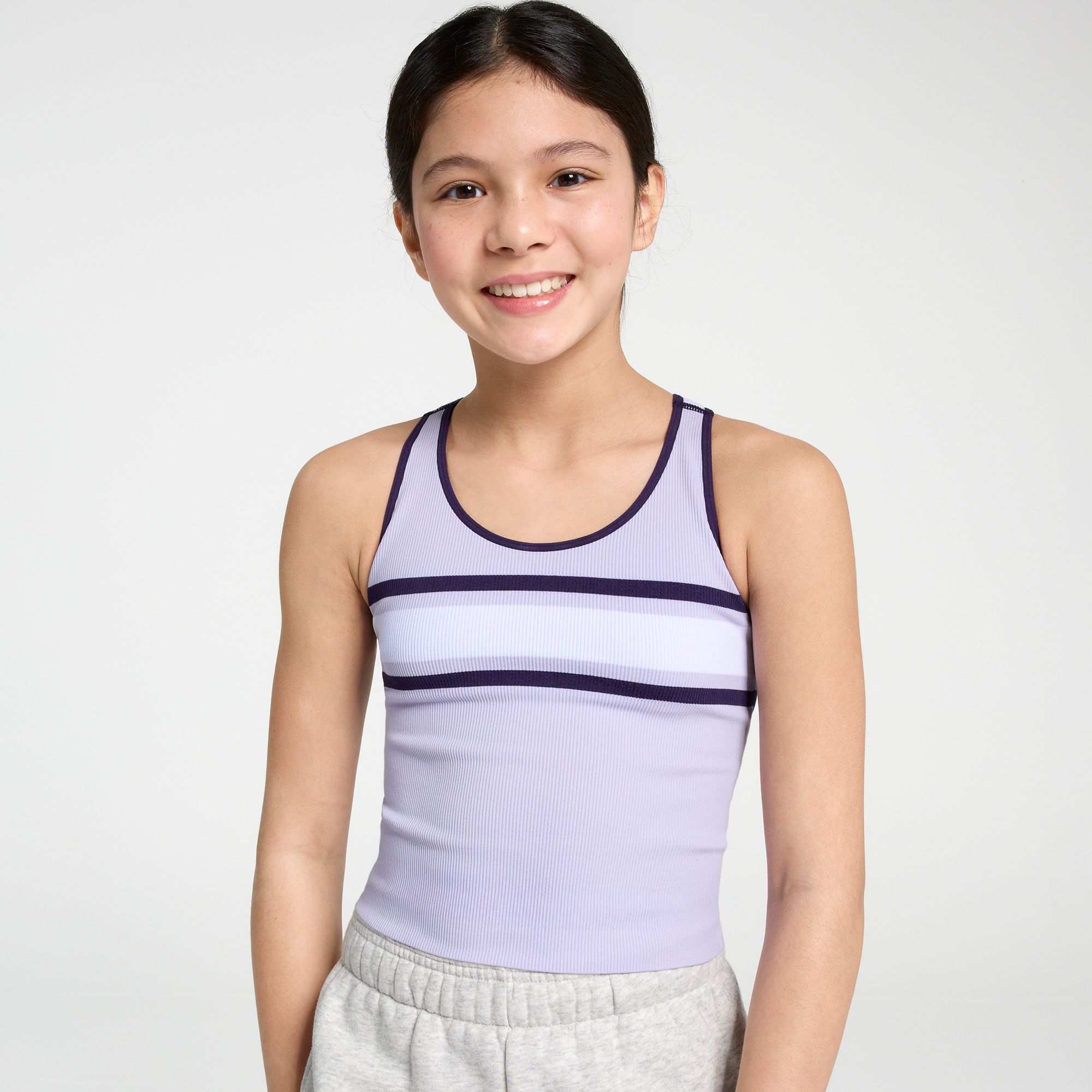 DSG Girls' Momentum Seamless Shelf Tank