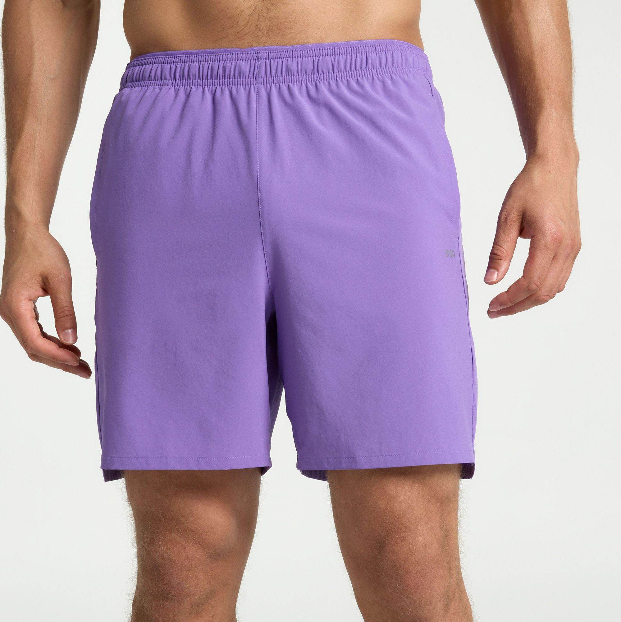DSG Men's 7" Stride Shorts, XXL, Grape Dust