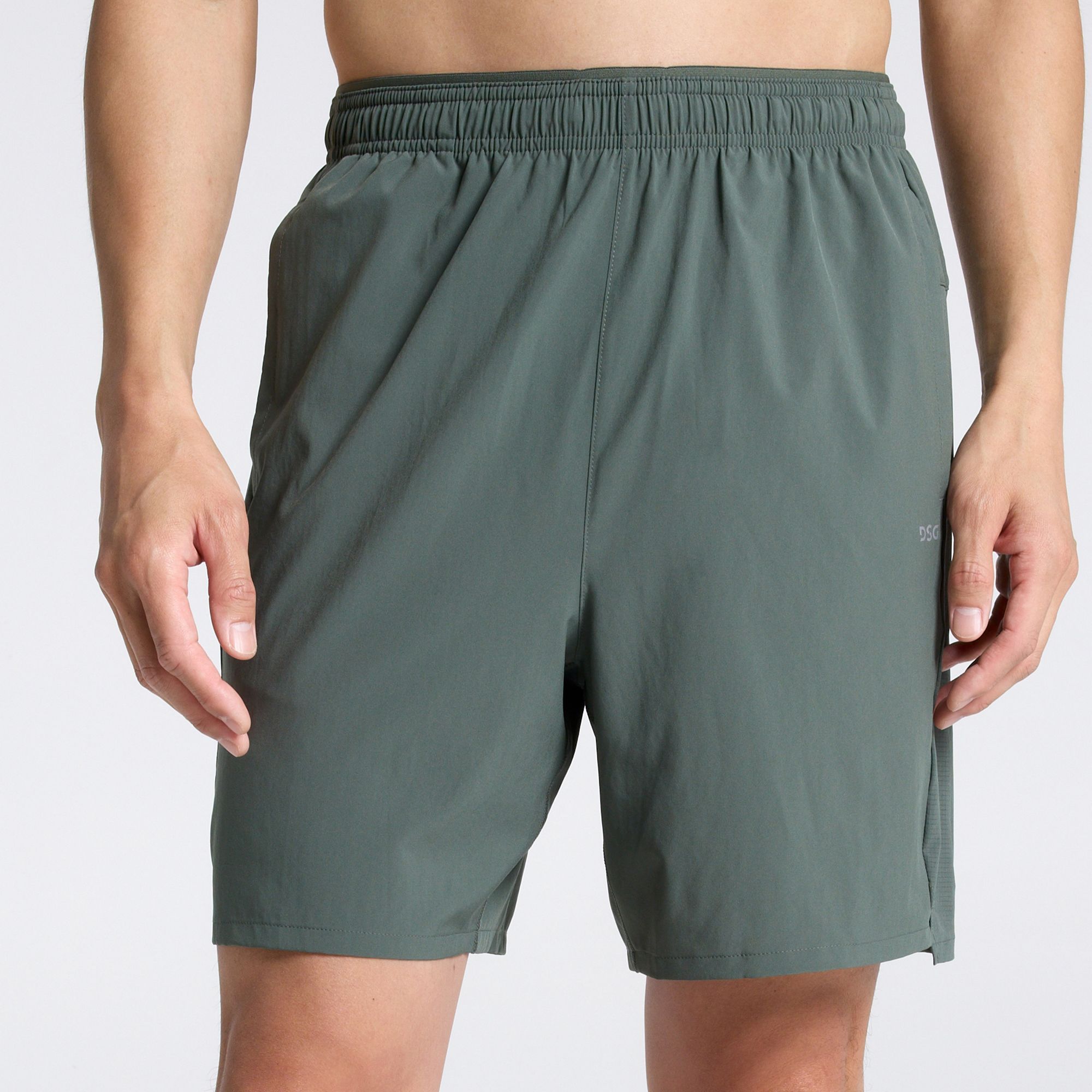 DSG Men's 7" Stride Shorts, XXL, Muted Olive