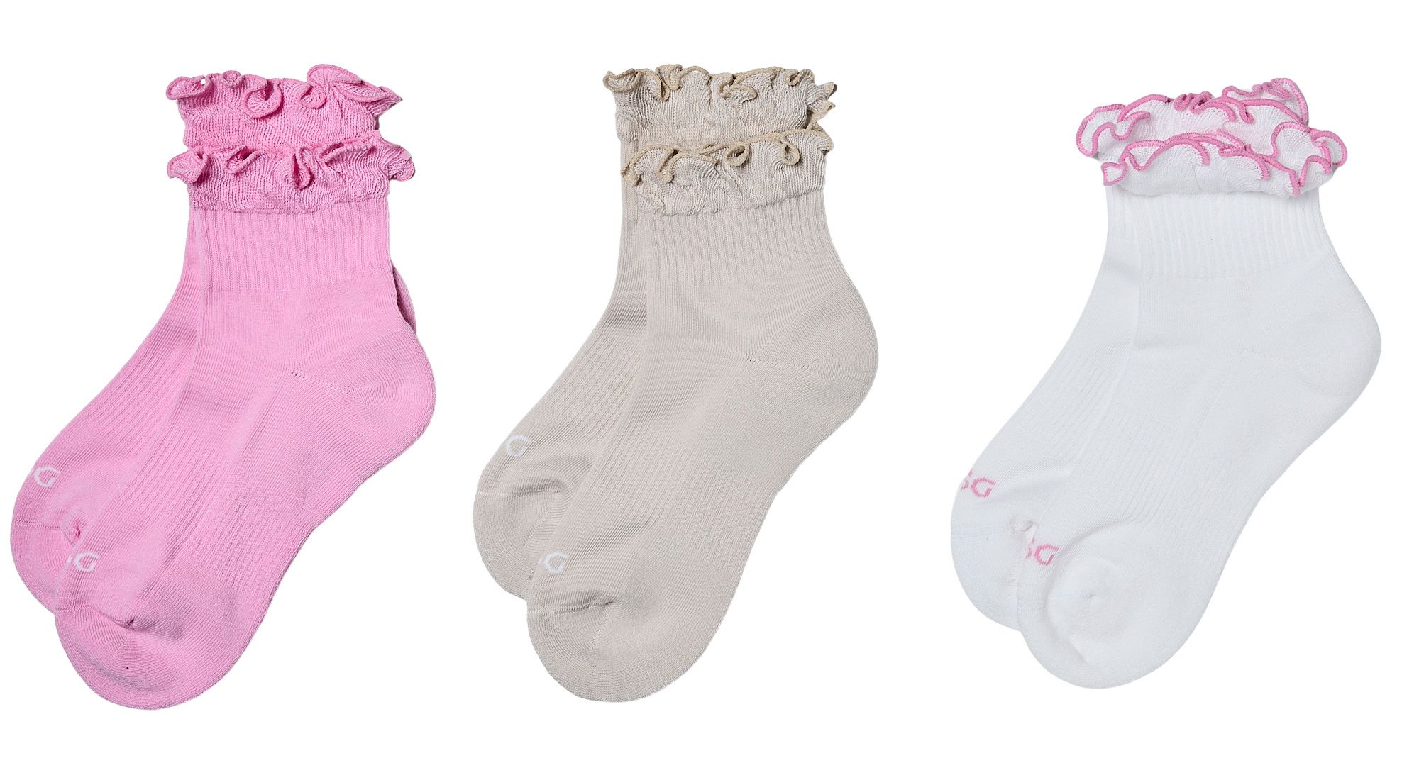DSG Ruffle Socks 3-Pack