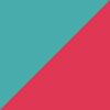 Turquoise/Pink