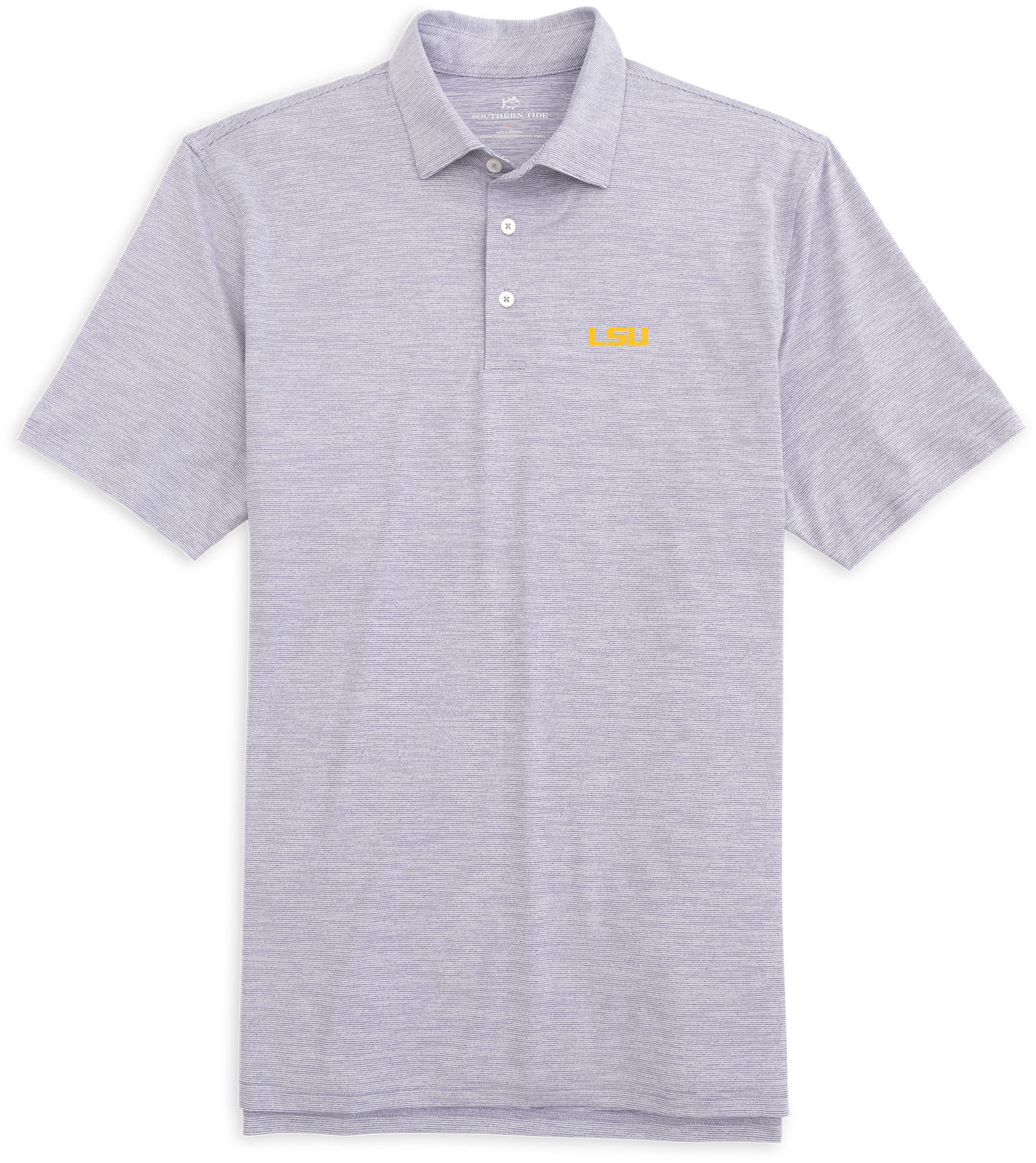Southern Tide Men's LSU Tigers Purple Driver Spacedye Polo