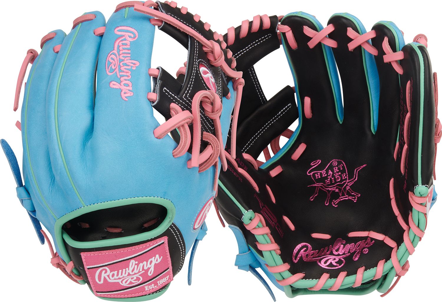 Black/Blue/Pink