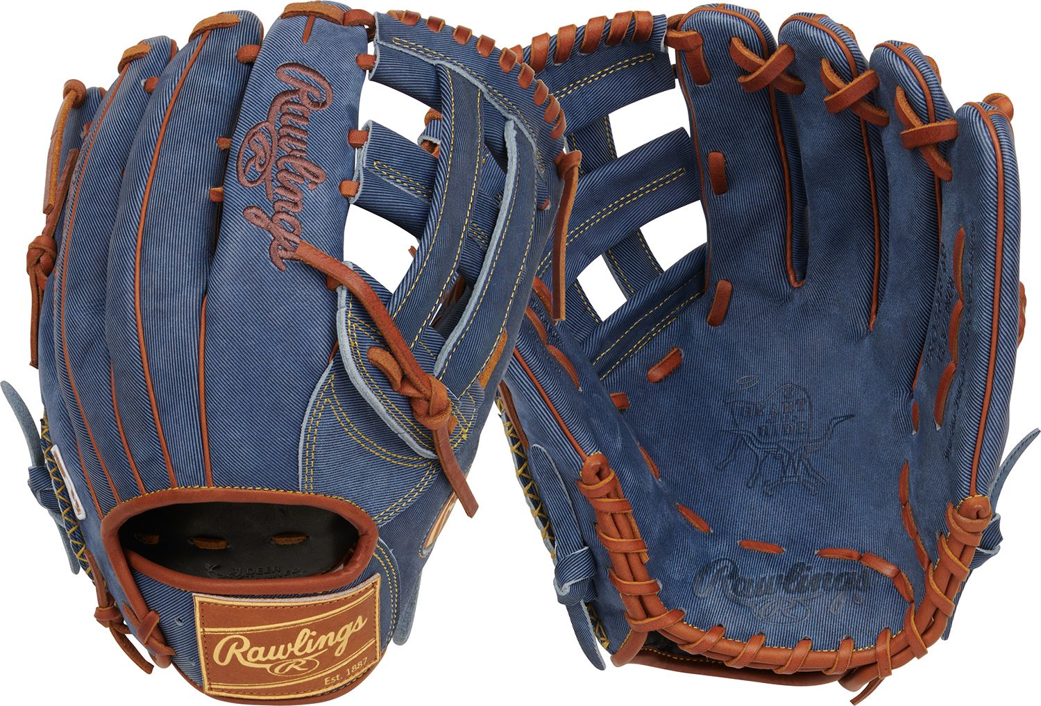 Rawlings 12.75'' Heart of the Hide "Denim" Pro Label Series Glove 2025
