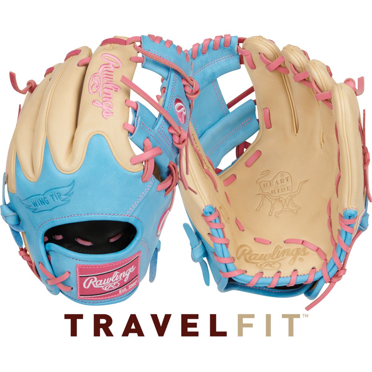 Rawlings Heart of the Hide グローブ 赤黒水色 Rawlings Heart of the Hide グローブ 赤黒水色