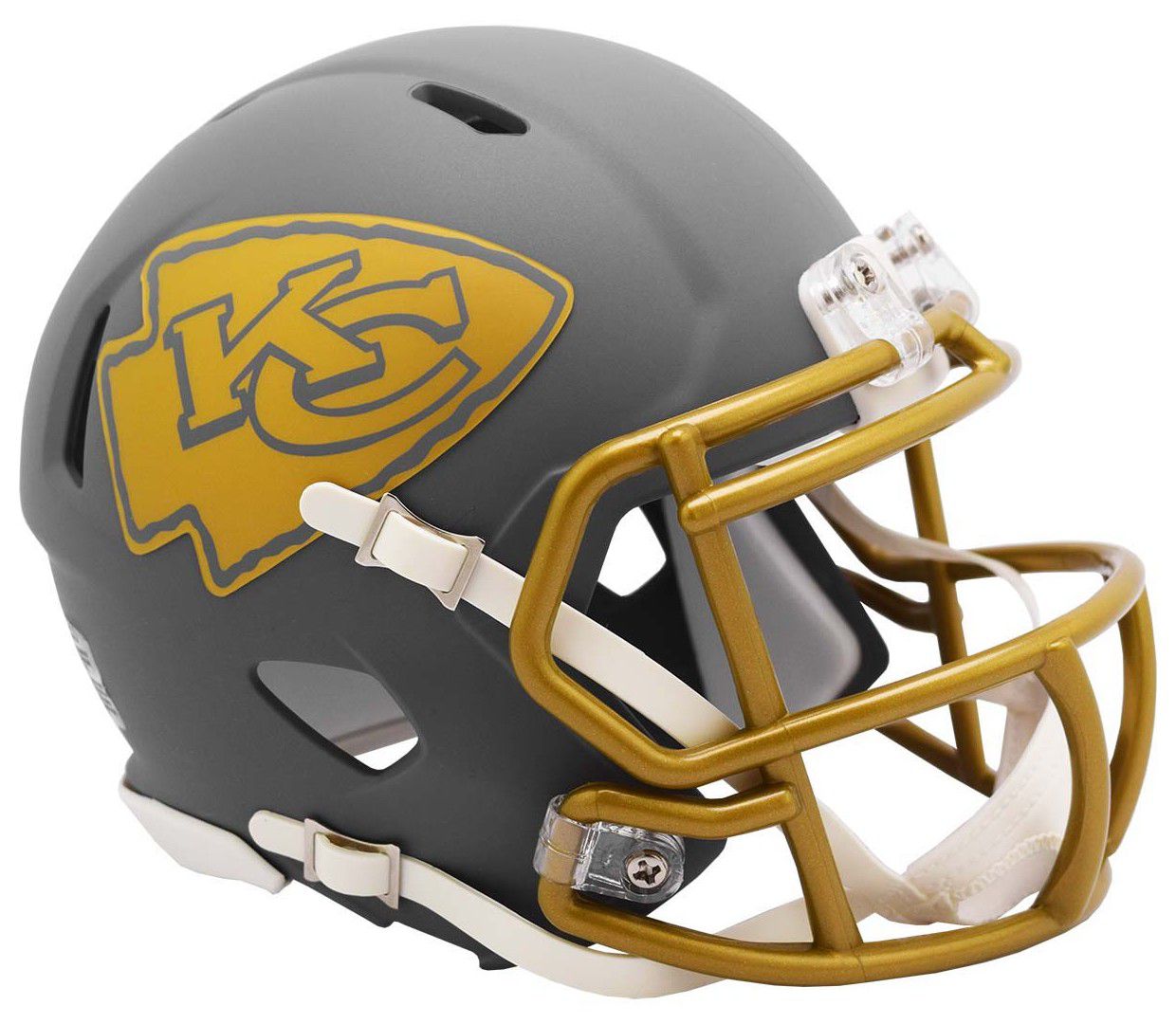 Riddell Kansas City Chiefs Slate Speed Mini Football Helmet