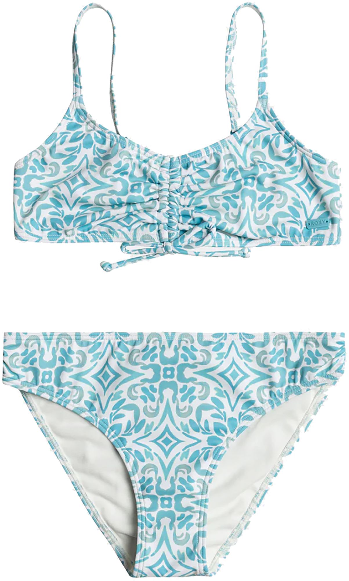 Roxy Girls' Fresco Tile Bralette Bikini Set