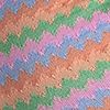Papaya Wavy Stripes