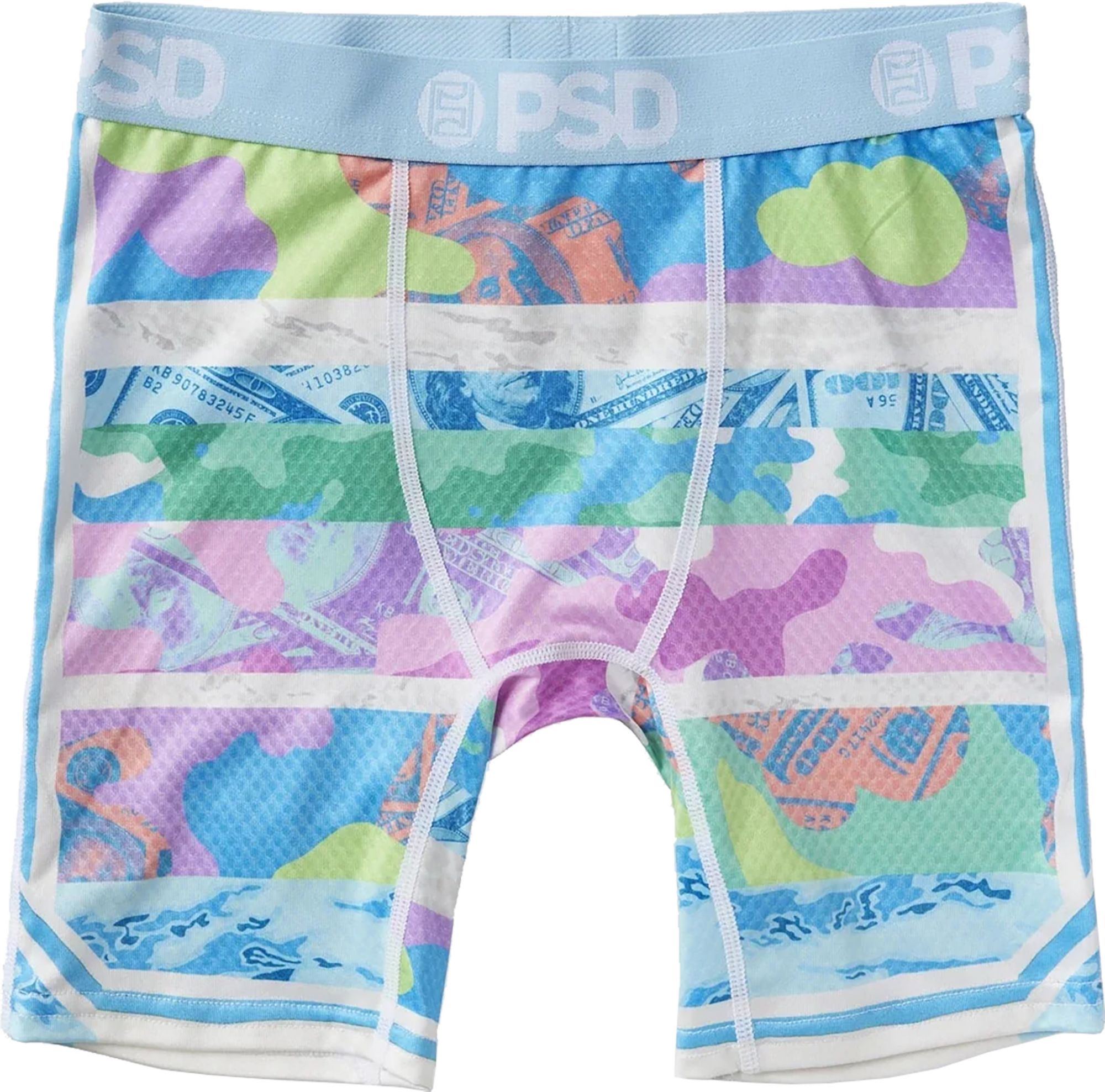 PSD Underwear Boys' Camo Split Boxer Briefs