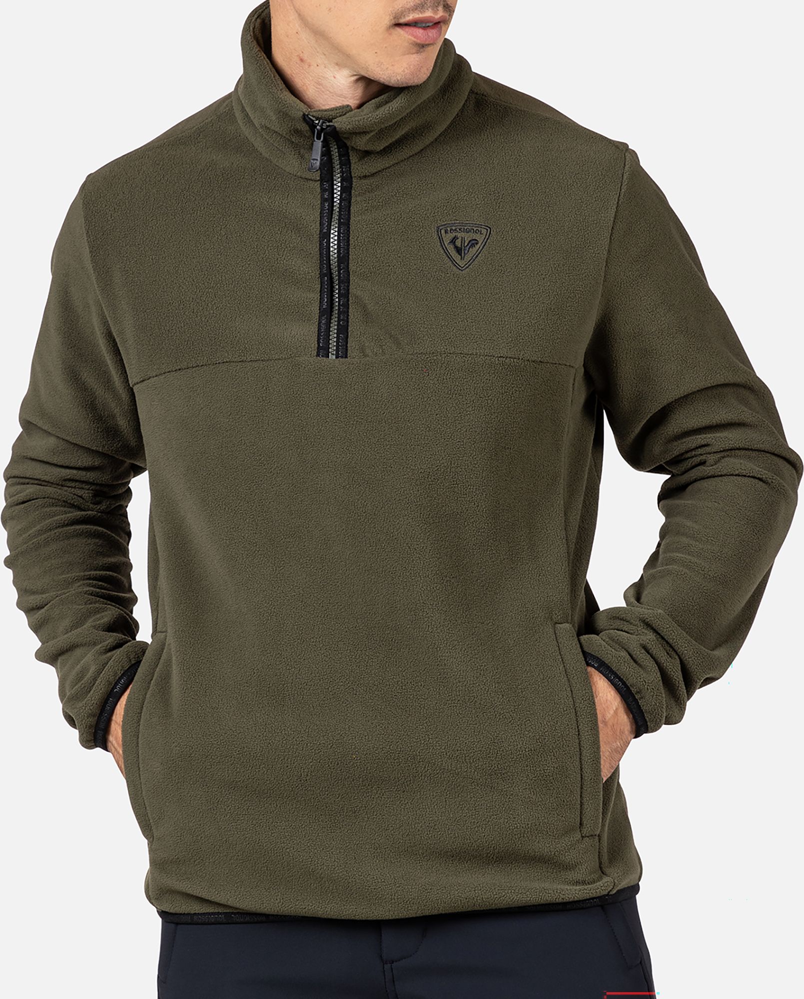Rossignol Men's Strawpile 1/2 Zip Fleece Top