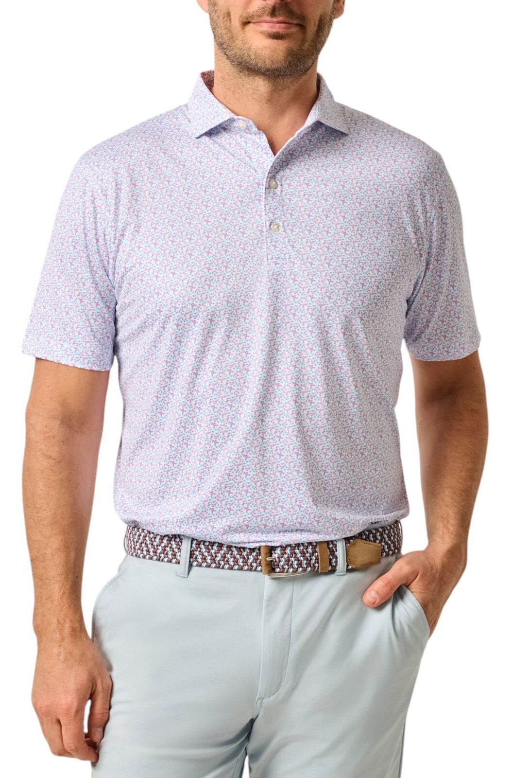 Johnnie-O Men's Springwood Performance Jersey Golf Polo
