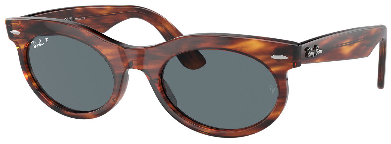 Ray-Ban Wayfarer Oval Polarized Sunglasses