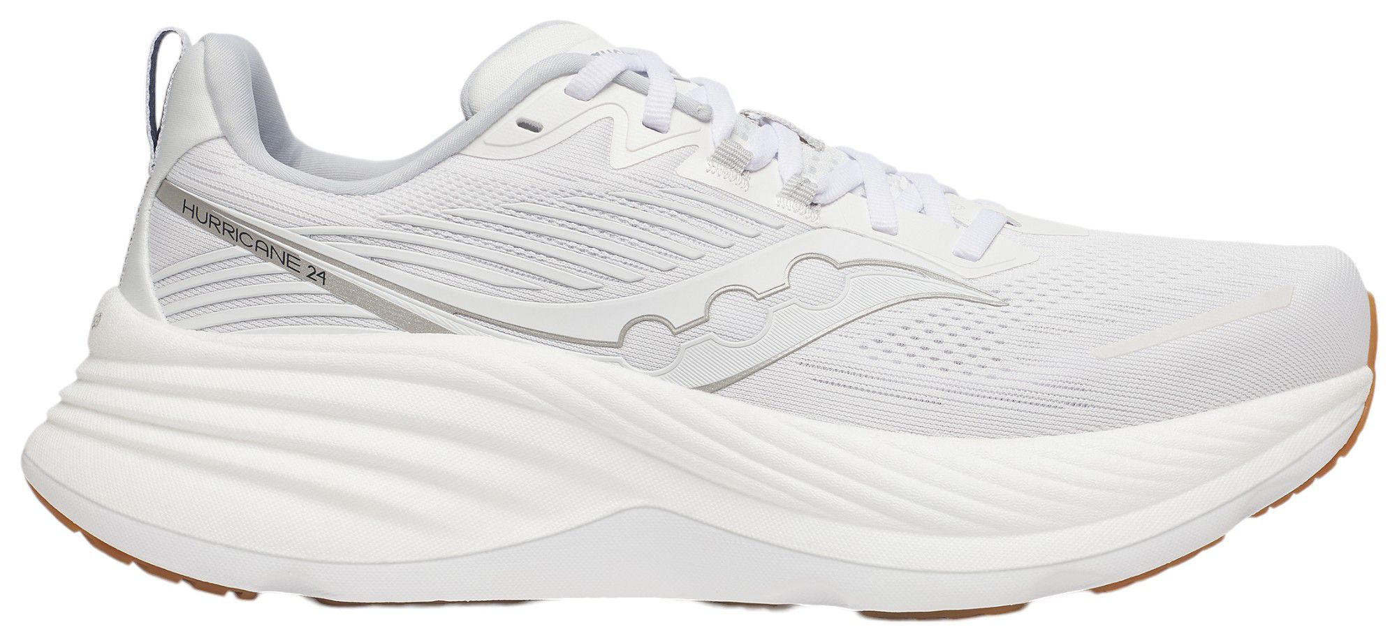 Saucony Men's Hurricane 24 Running Shoes - White