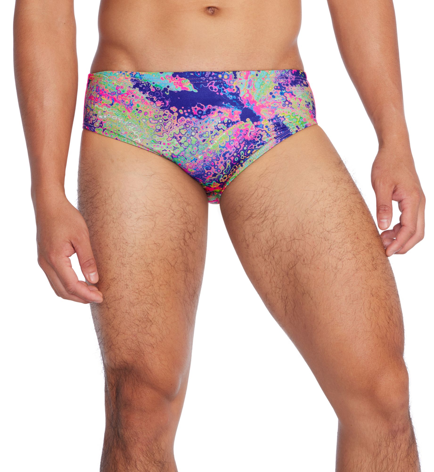 Speedo Men's Printed One Brief Swimsuit