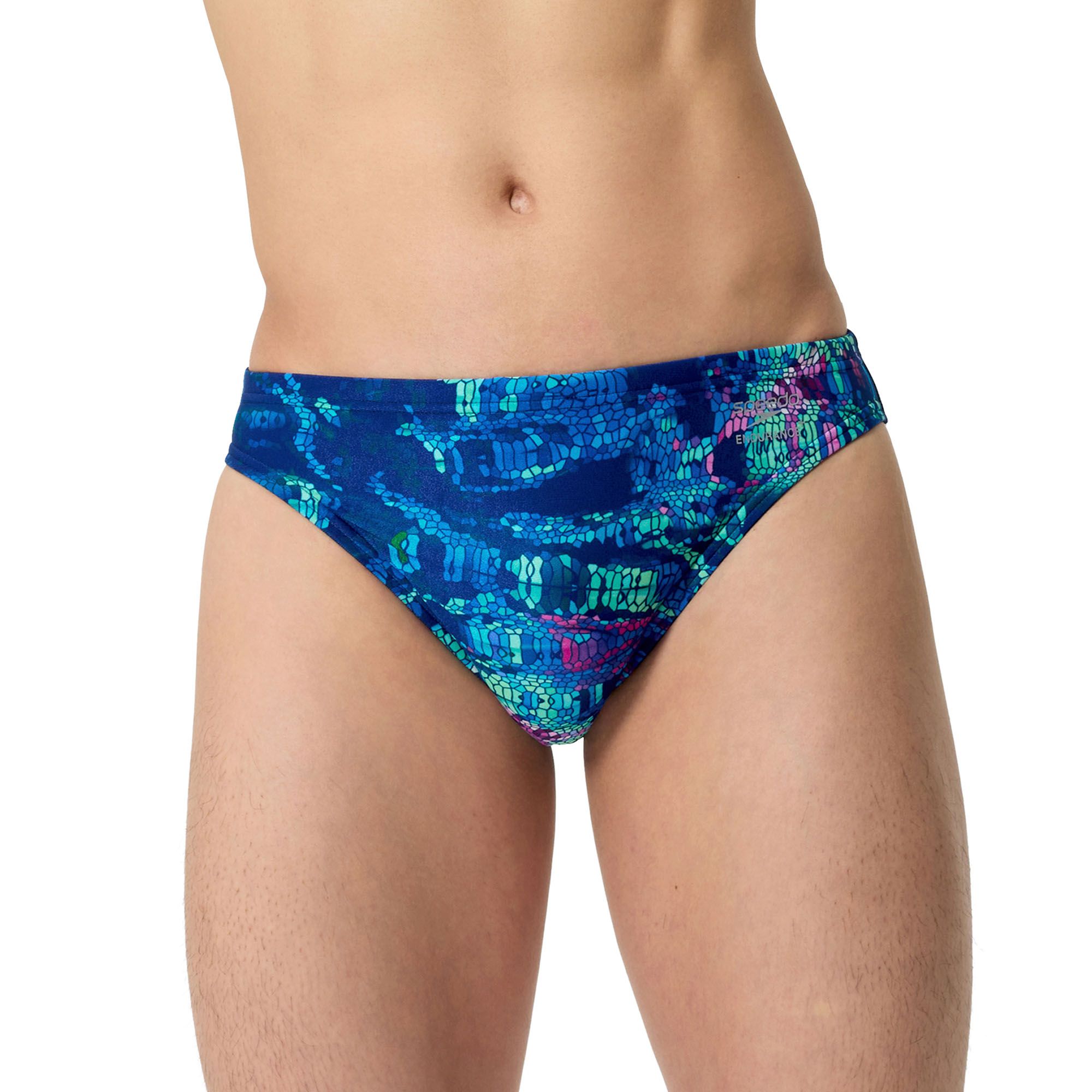 Speedo Men's Printed One Brief Swimsuit
