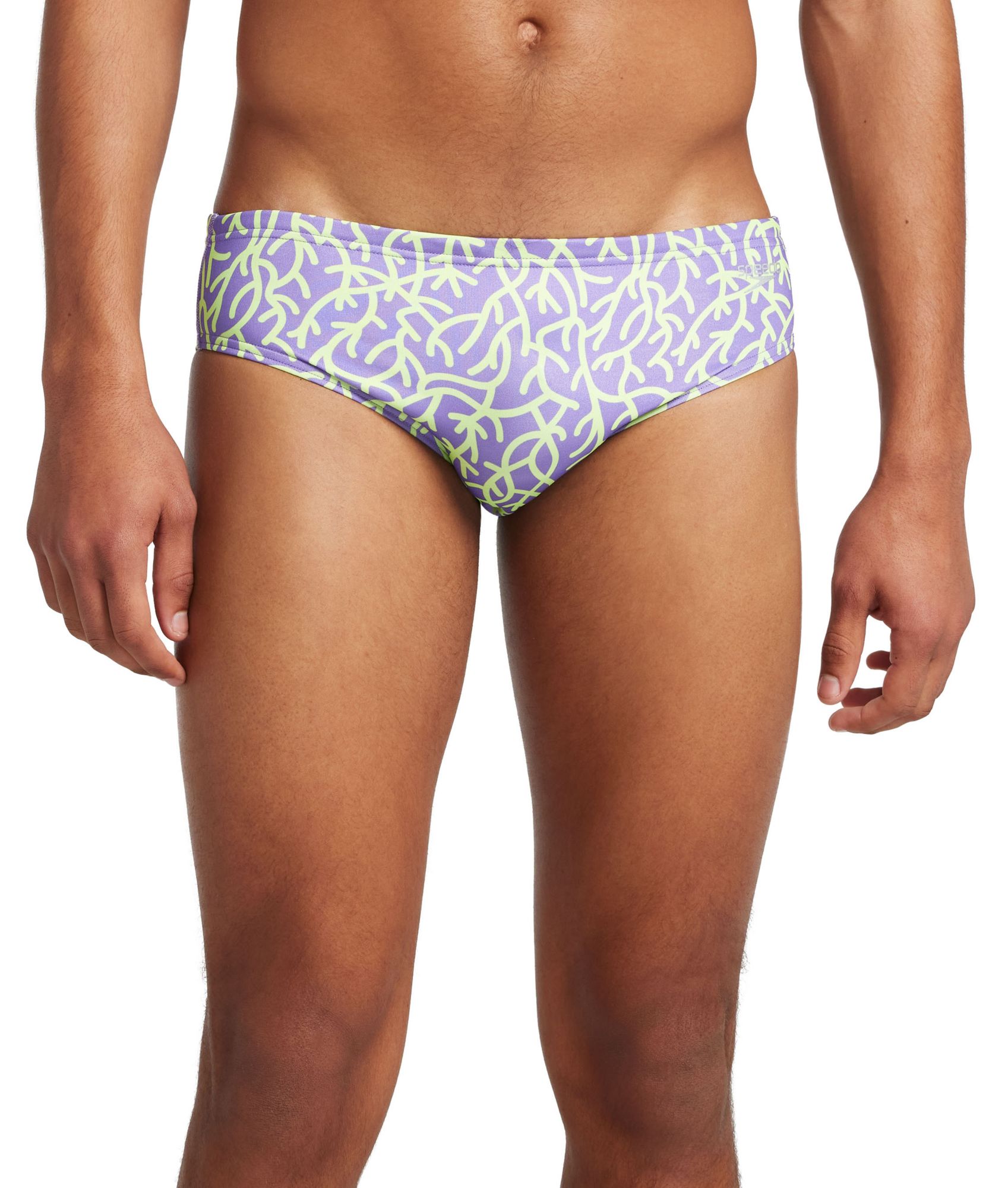 Speedo Men's Printed One Brief Swimsuit