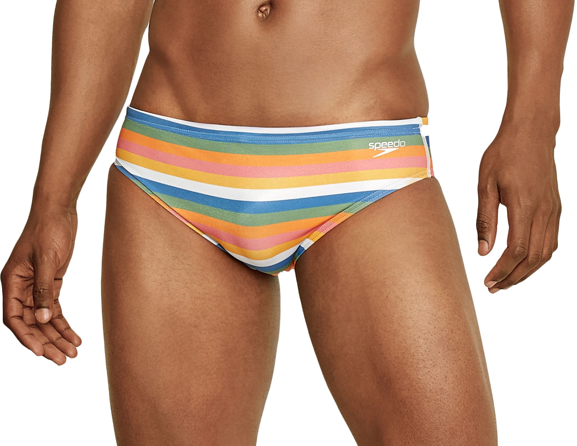 Speedo Men's Printed One Brief Swimsuit