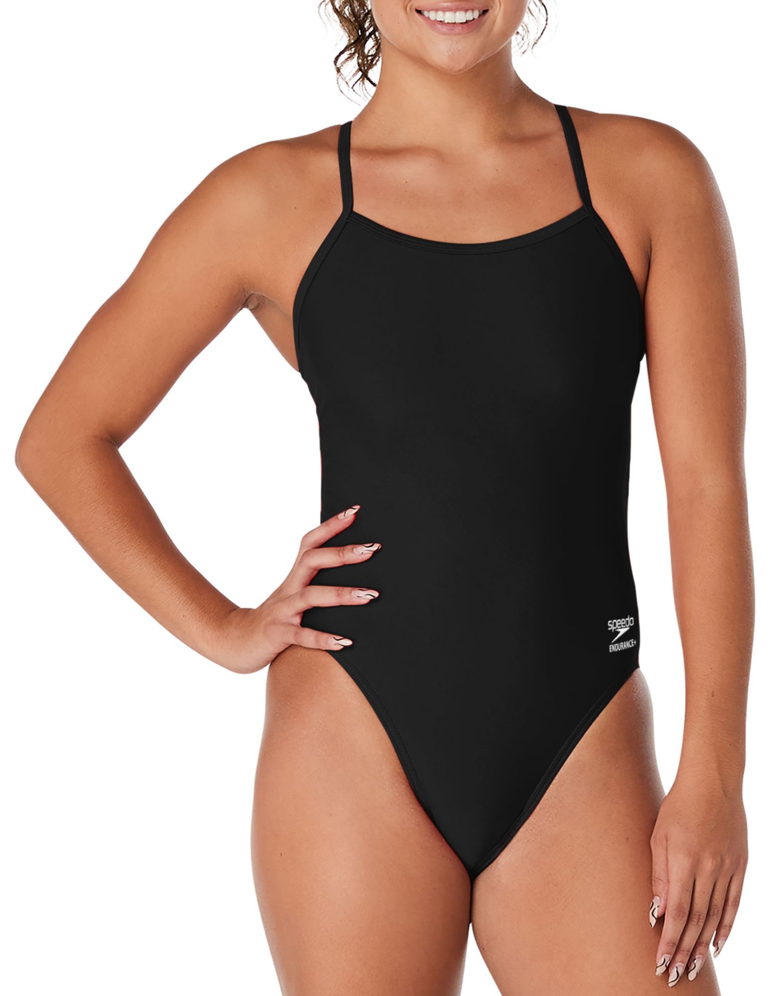 Speedo Women's Endurance Plus Solid One Back