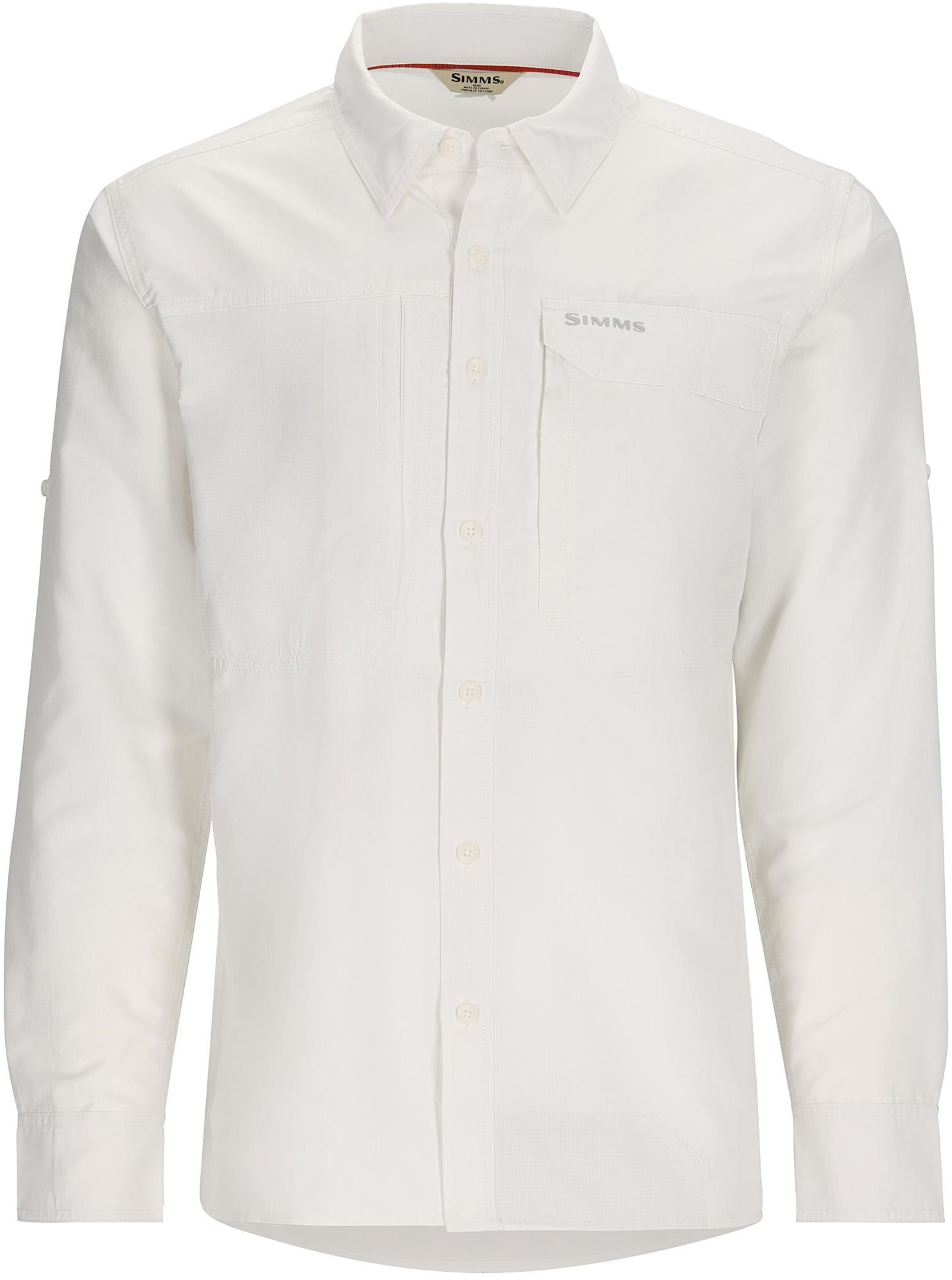 Simms Men's Guide Fishing Shirt, Large, White - Black Friday
