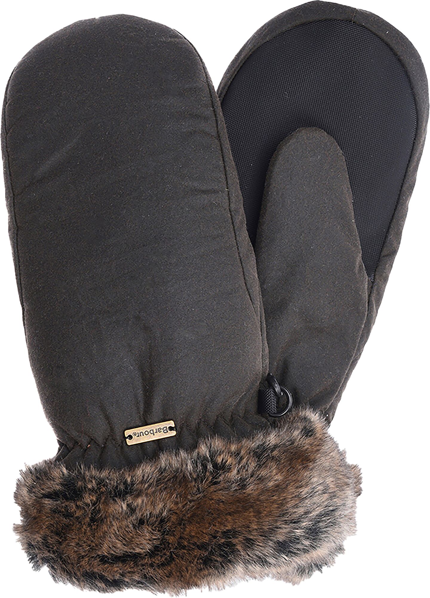 Barbour Fur Trim Mitten