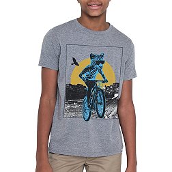 Kid Dangerous Kids' Leopard Mountain Bike T-Shirt