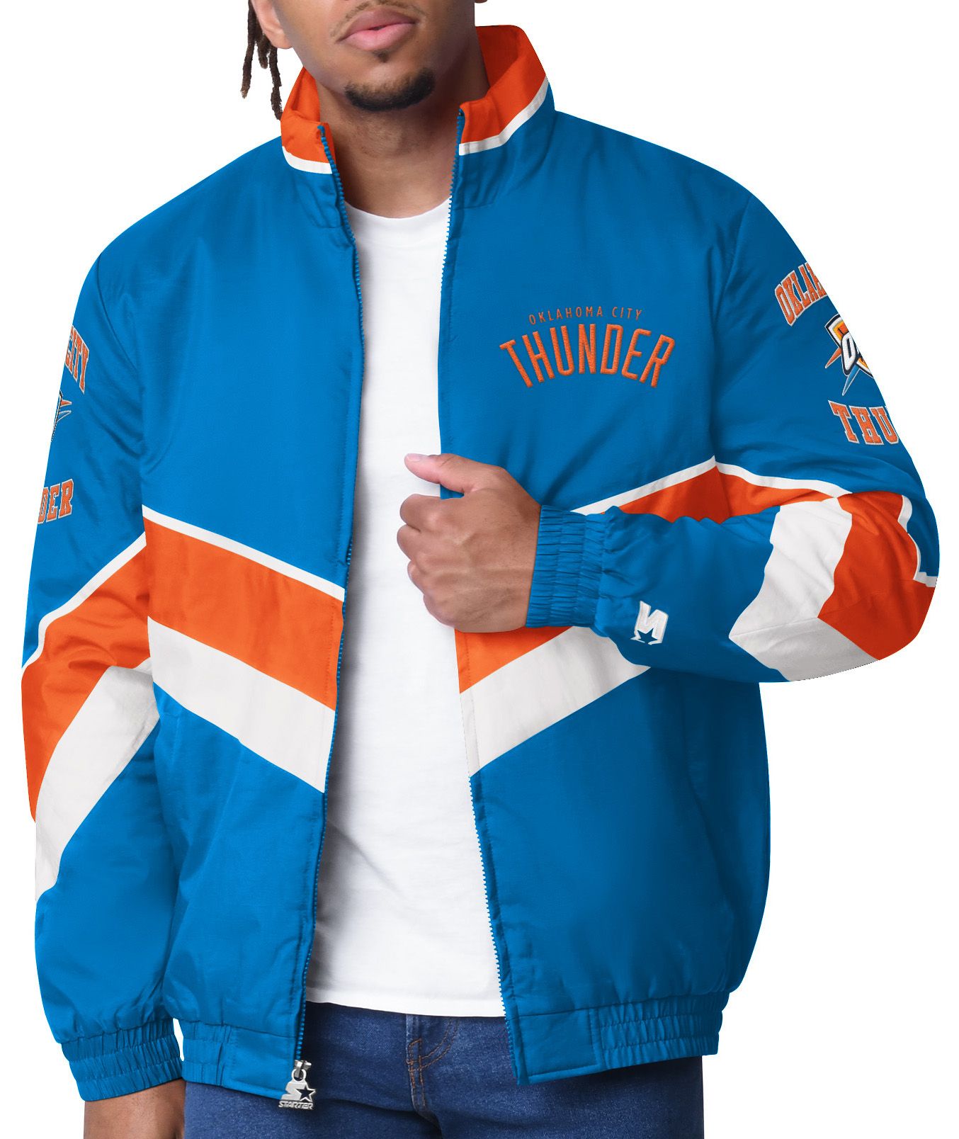 Starter Adult Oklahoma City Thunder Captain Jacket