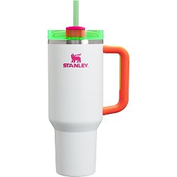 STANLEY Quencher H2.0 FlowState Stainless Steel Vacuum  Insulated Tumbler with Lid and Straw for Water, Iced Tea or Coffee (Bloom,  40 oz): Tumblers & Water Glasses
