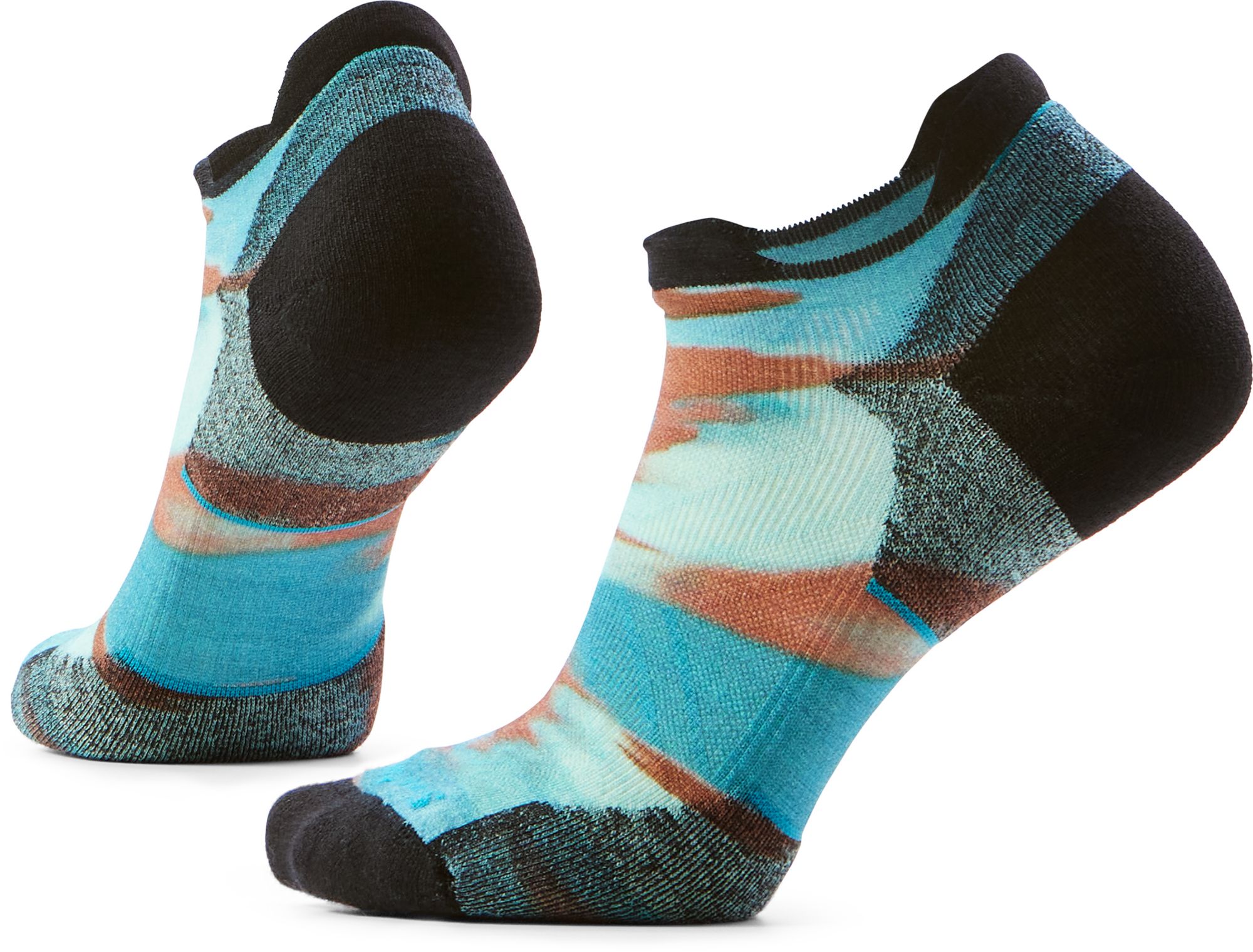 SmartWool Women's Run Targeted Cushion Brushed Print Low Ankle Socks