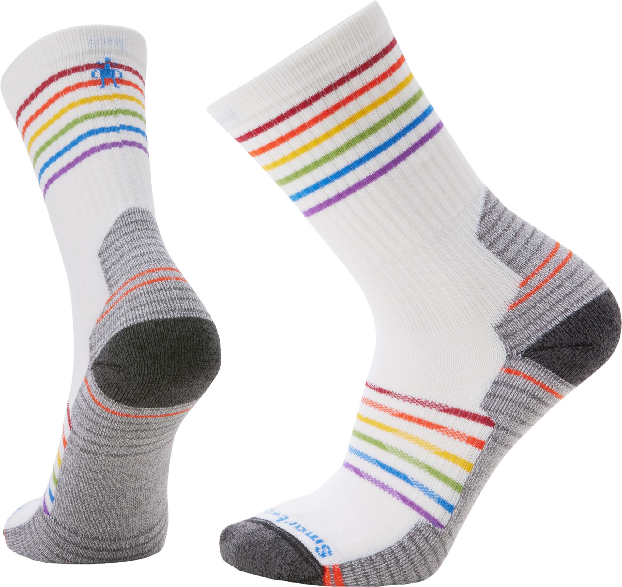 SmartWool Adult Hike Light Cushion Pride Pattern Crew Socks, Men