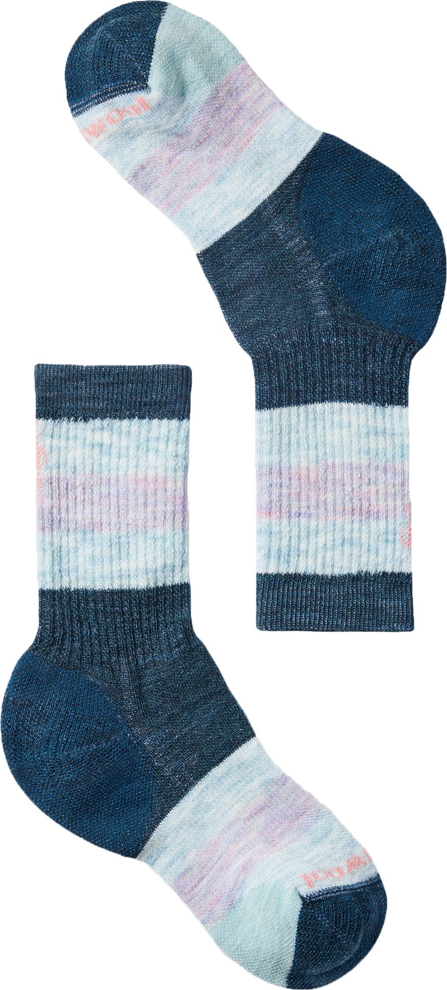 SmartWool Kids' Hike Full Cushion Striped Crew Socks