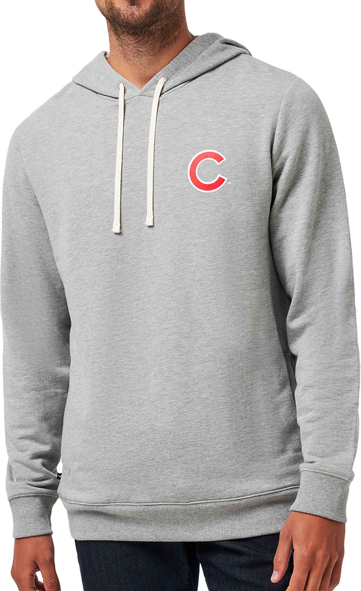 TravisMathew Men's Chicago Cubs Grey Cloud Hoodie