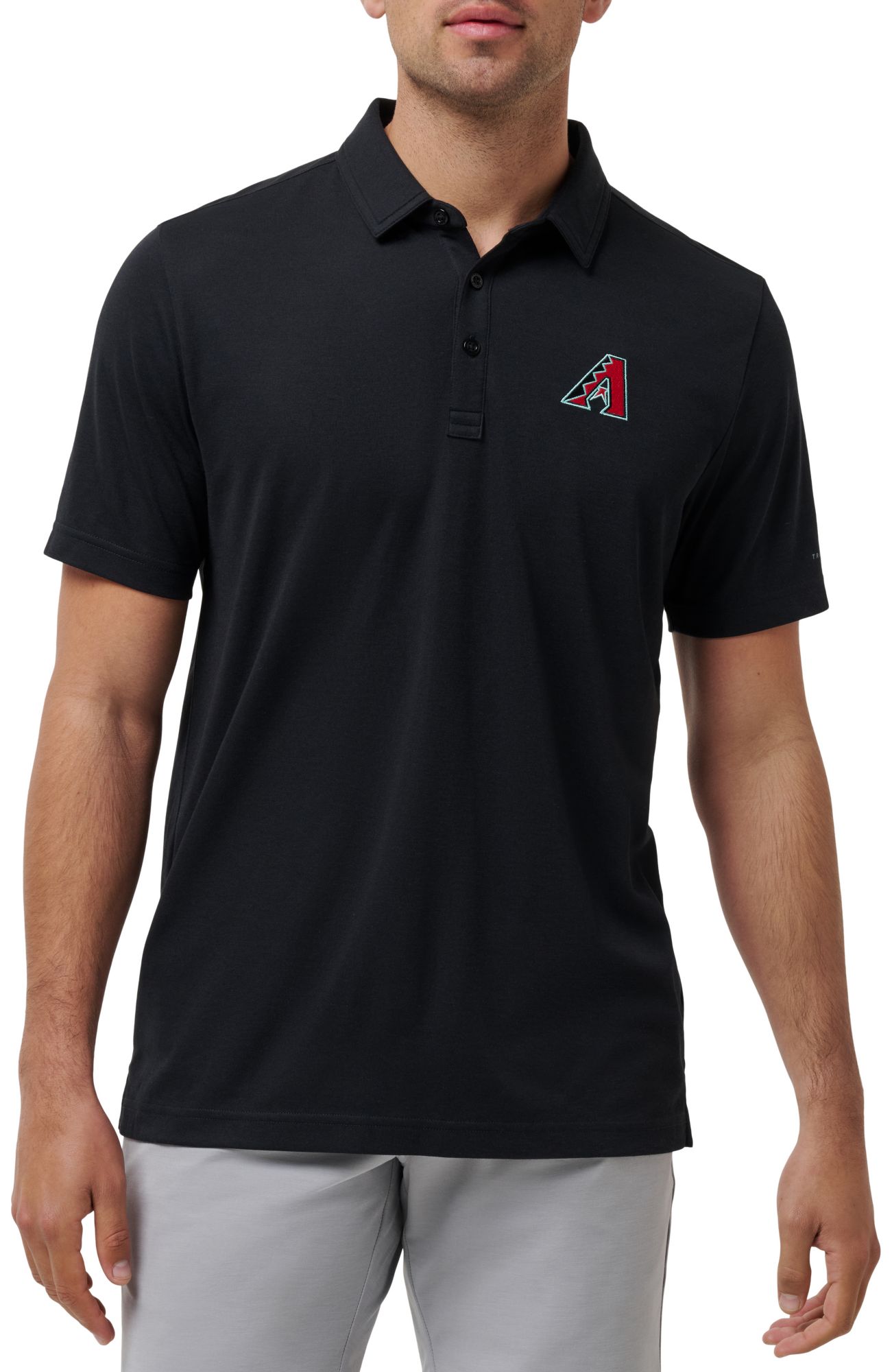 TravisMathew Men's Arizona Diamondbacks Black Polo