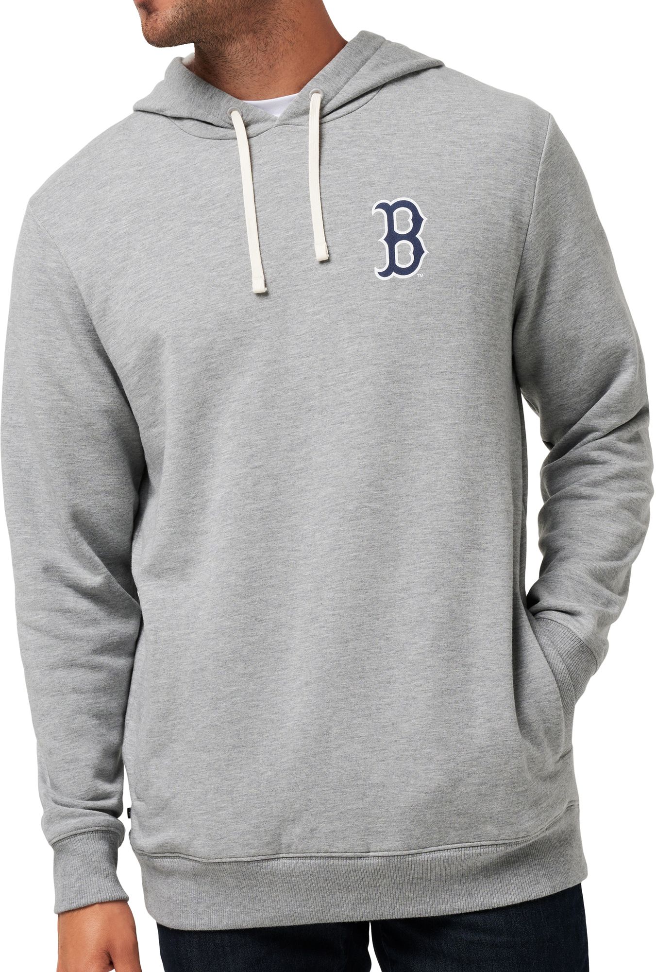 TravisMathew Men's Boston Red Sox Grey Cloud Hoodie