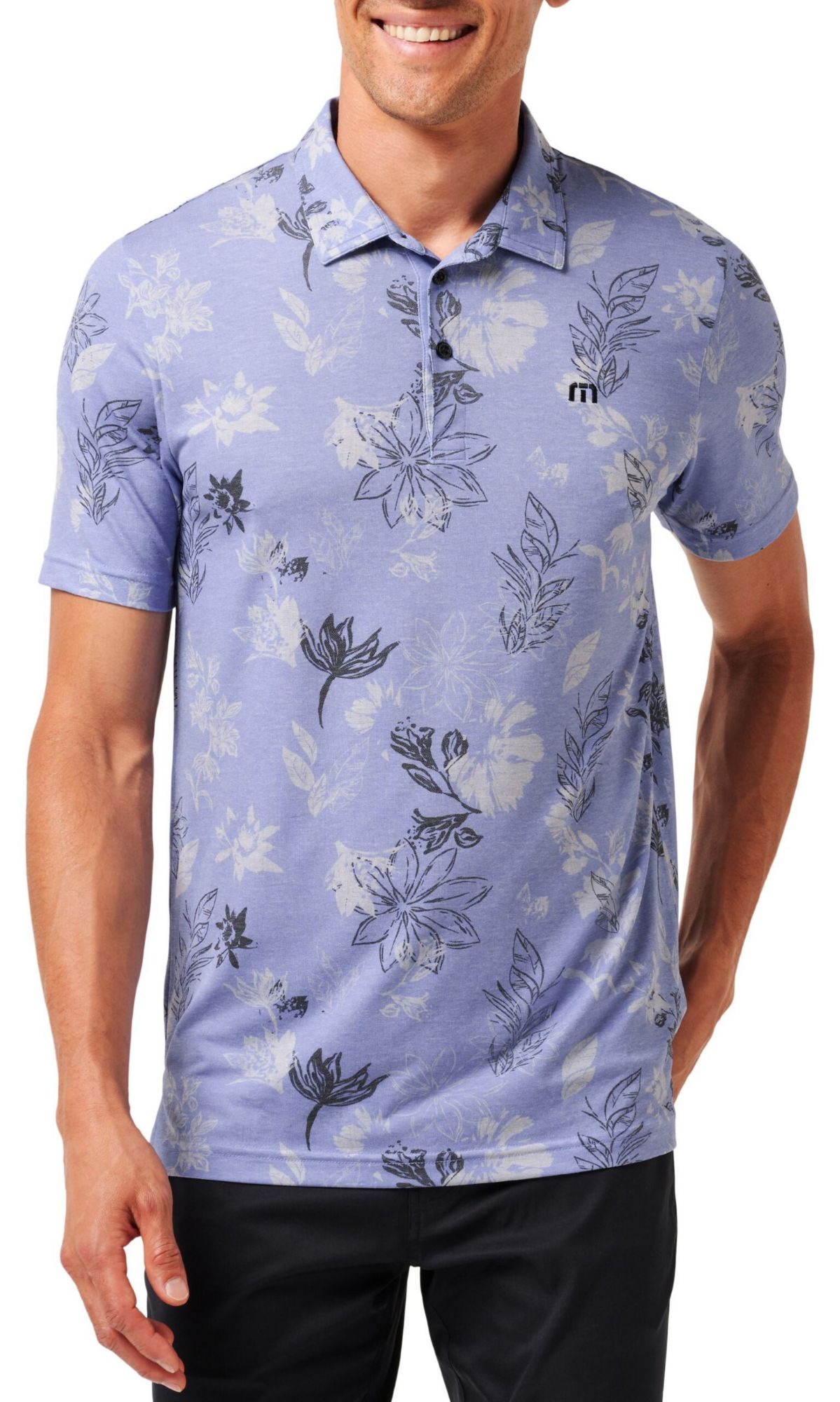 TravisMathew Men's Featherweight Cruise Golf Polo