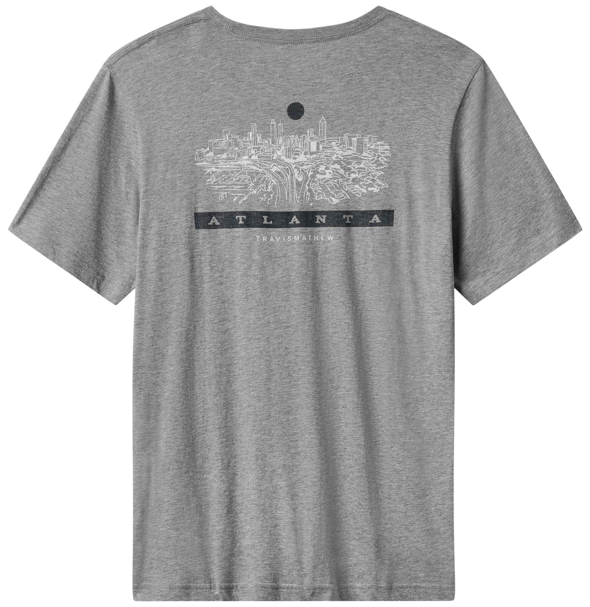 TravisMathew Men's Jetlagged GA State Graphic Golf T-Shirt