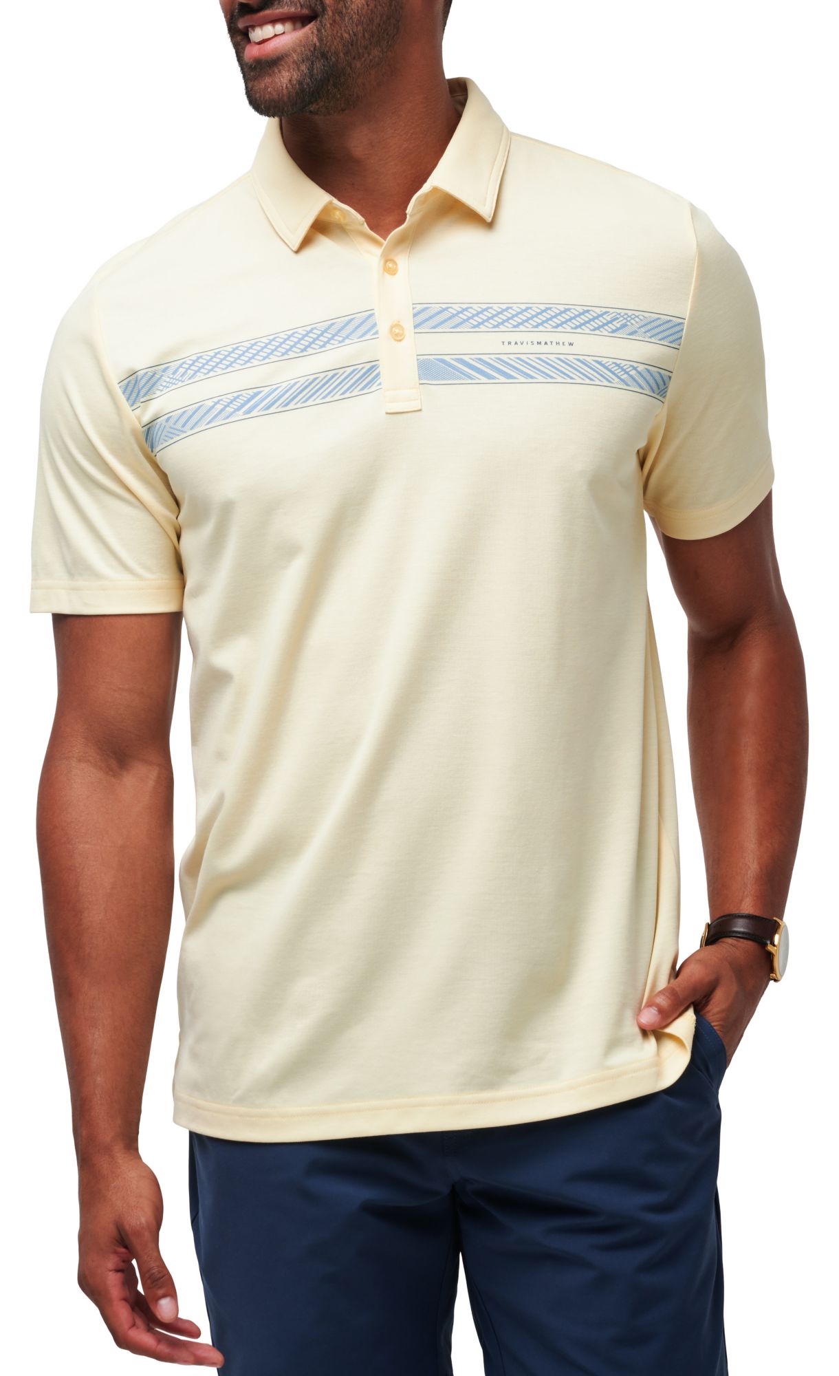 TravisMathew Men's Jetty Jumper Golf Polo