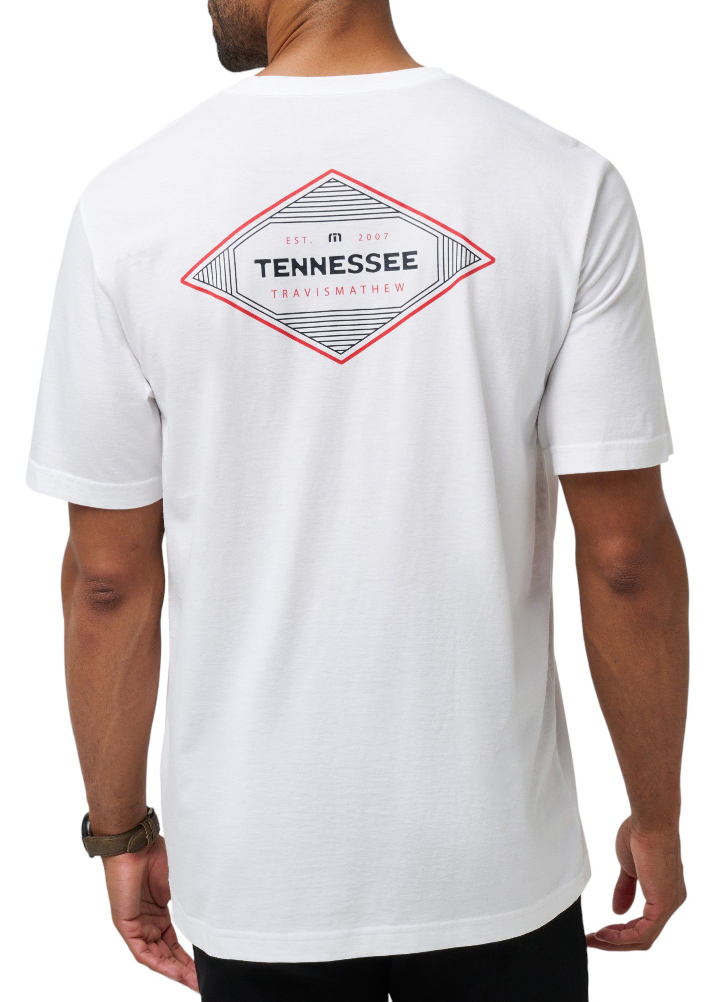 TravisMathew Men's Local Color 2.0 TN State Graphic Golf T-Shirt