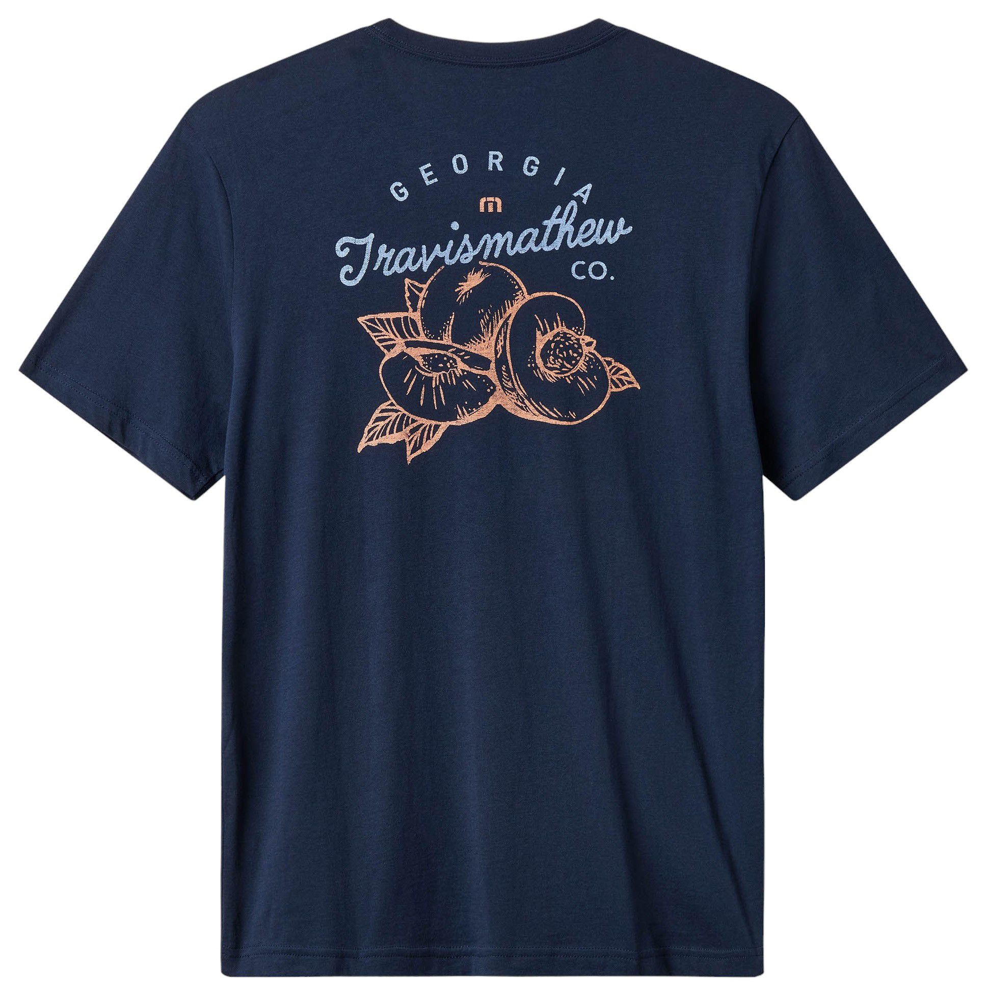 TravisMathew Men's Local Cuisine GA State Graphic Golf T-Shirt