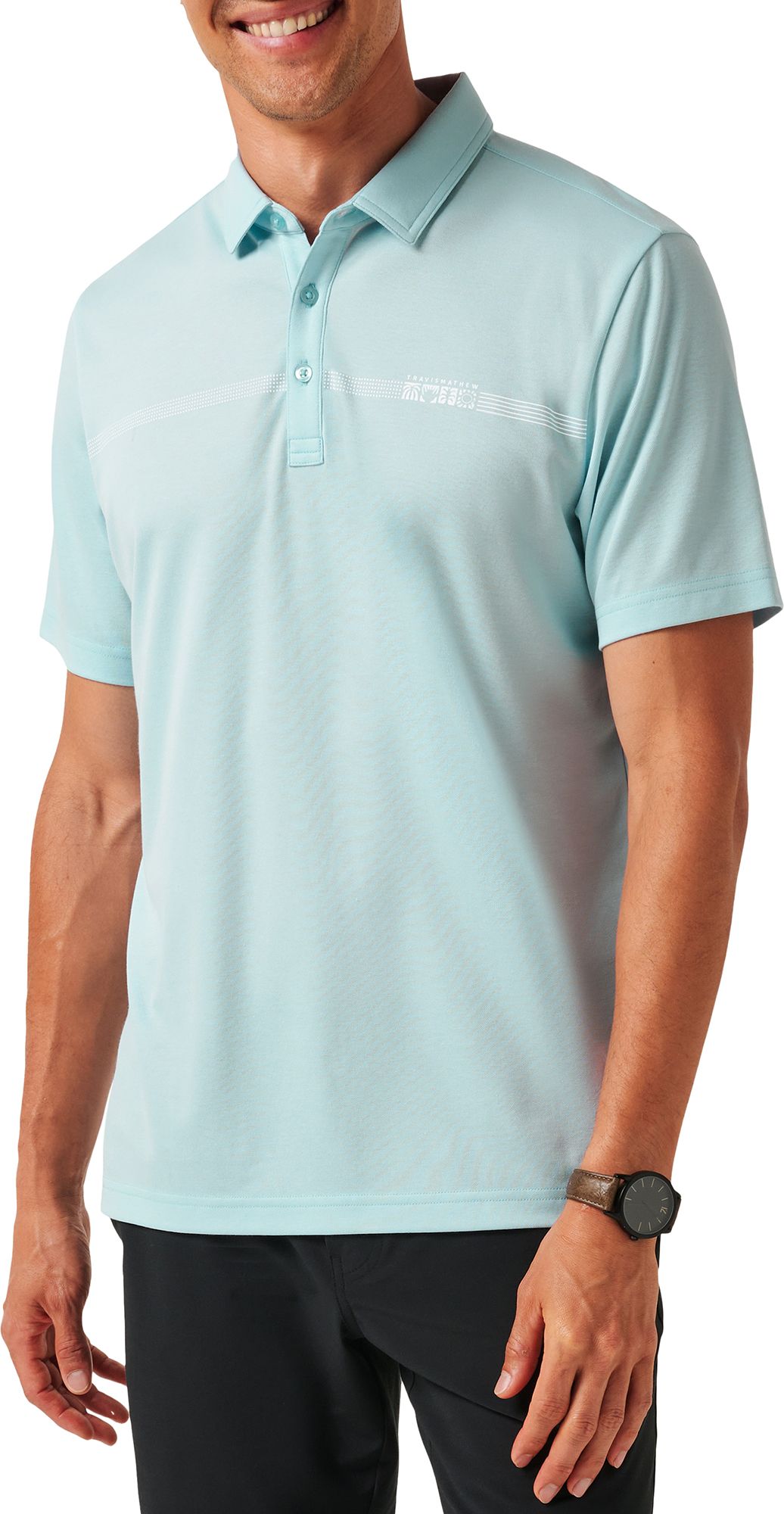 TravisMathew Men's Lake Breeze Golf Polo