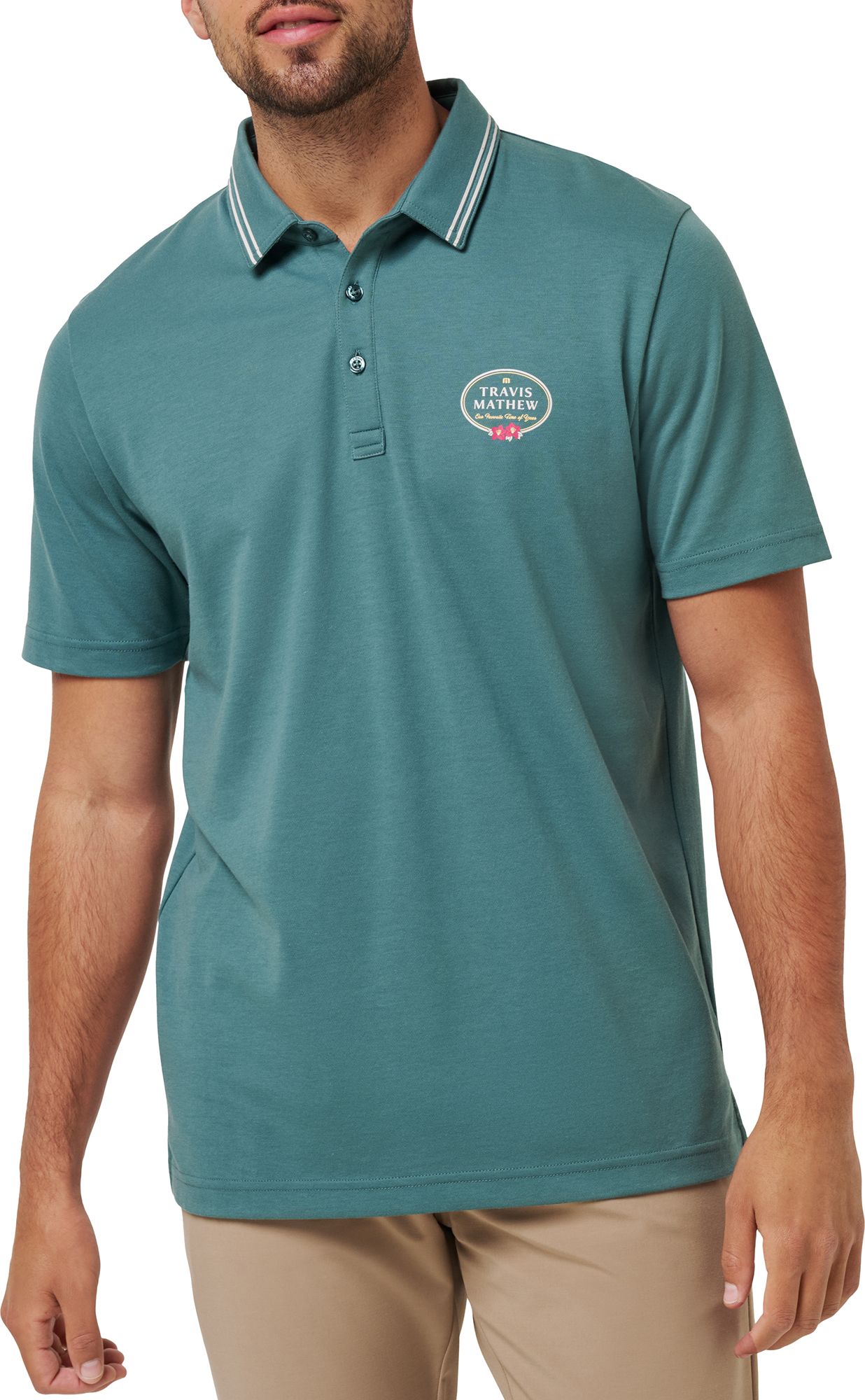 TravisMathew Men's Patron Parade Golf Polo