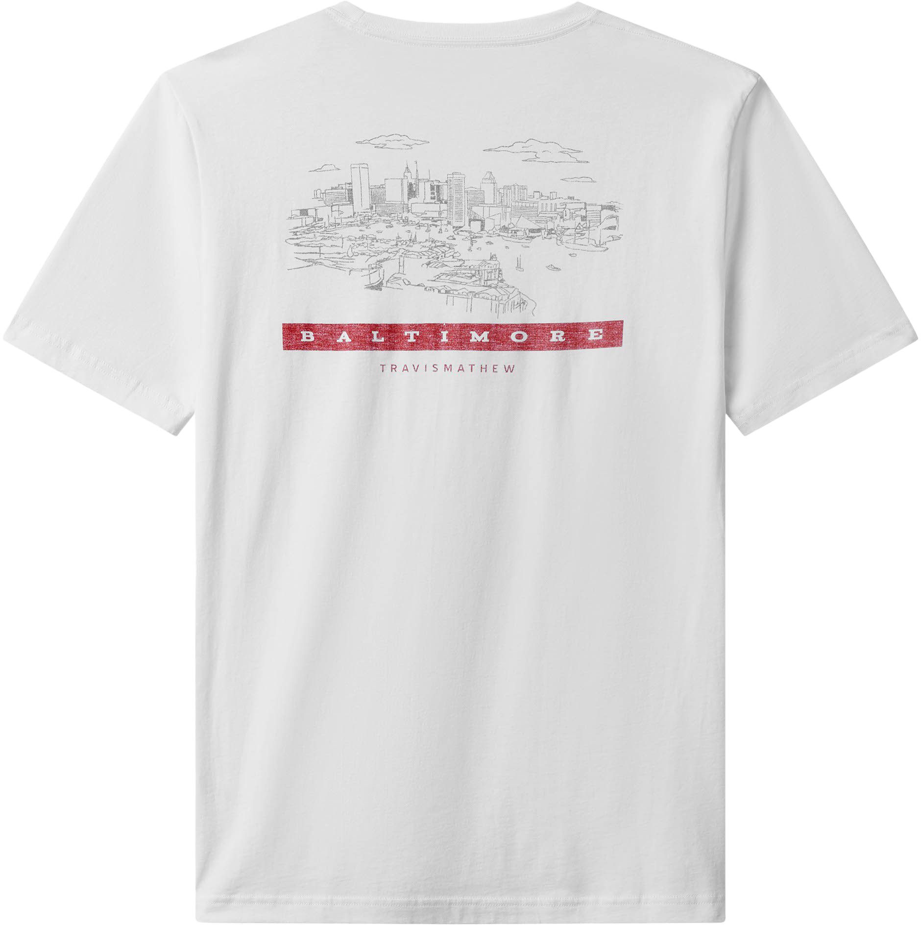 TravisMathew Men's Telephoto MD State Graphic Golf T-Shirt