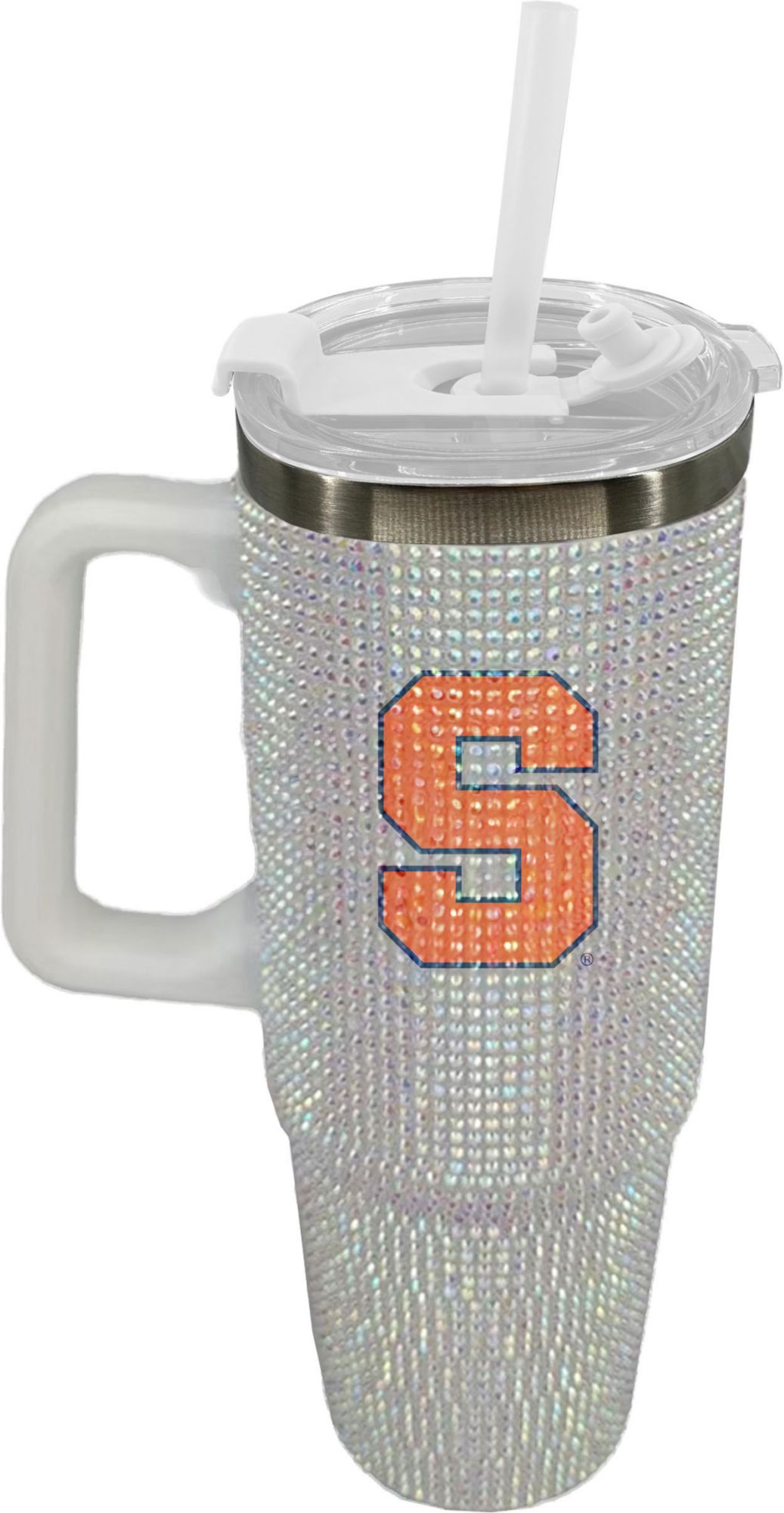 The Memory Company Syracuse Orange 34 oz. Bling Tumbler