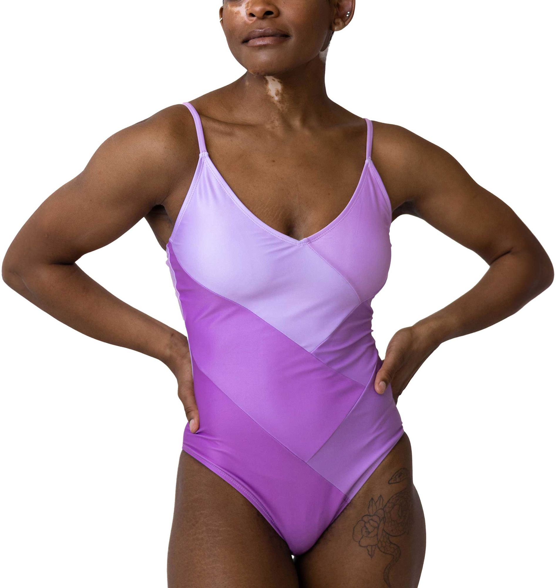 Photos - Swimwear Nani  Women's Braided One Piece Swimsuit, Large, Orchid 24TMTWWSBR