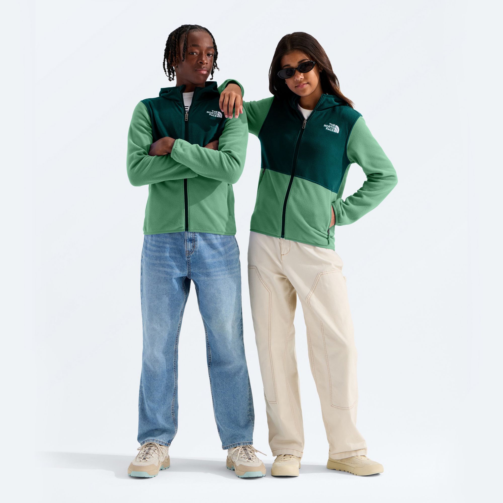 The North Face Kids' Glacier Full-Zip Fleece Hoodie