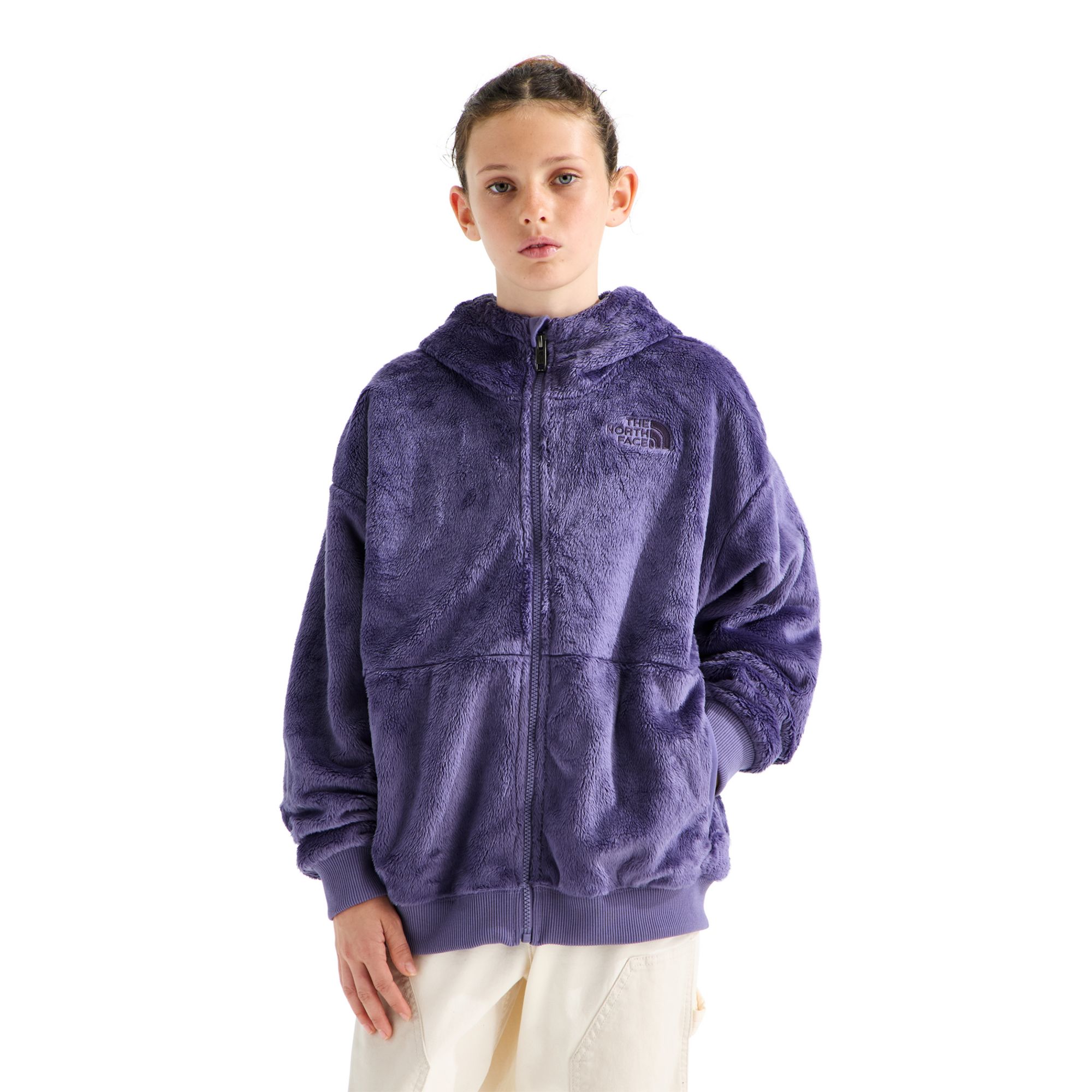The North Face Girls' Osito Full-Zip Fleece Hoodie